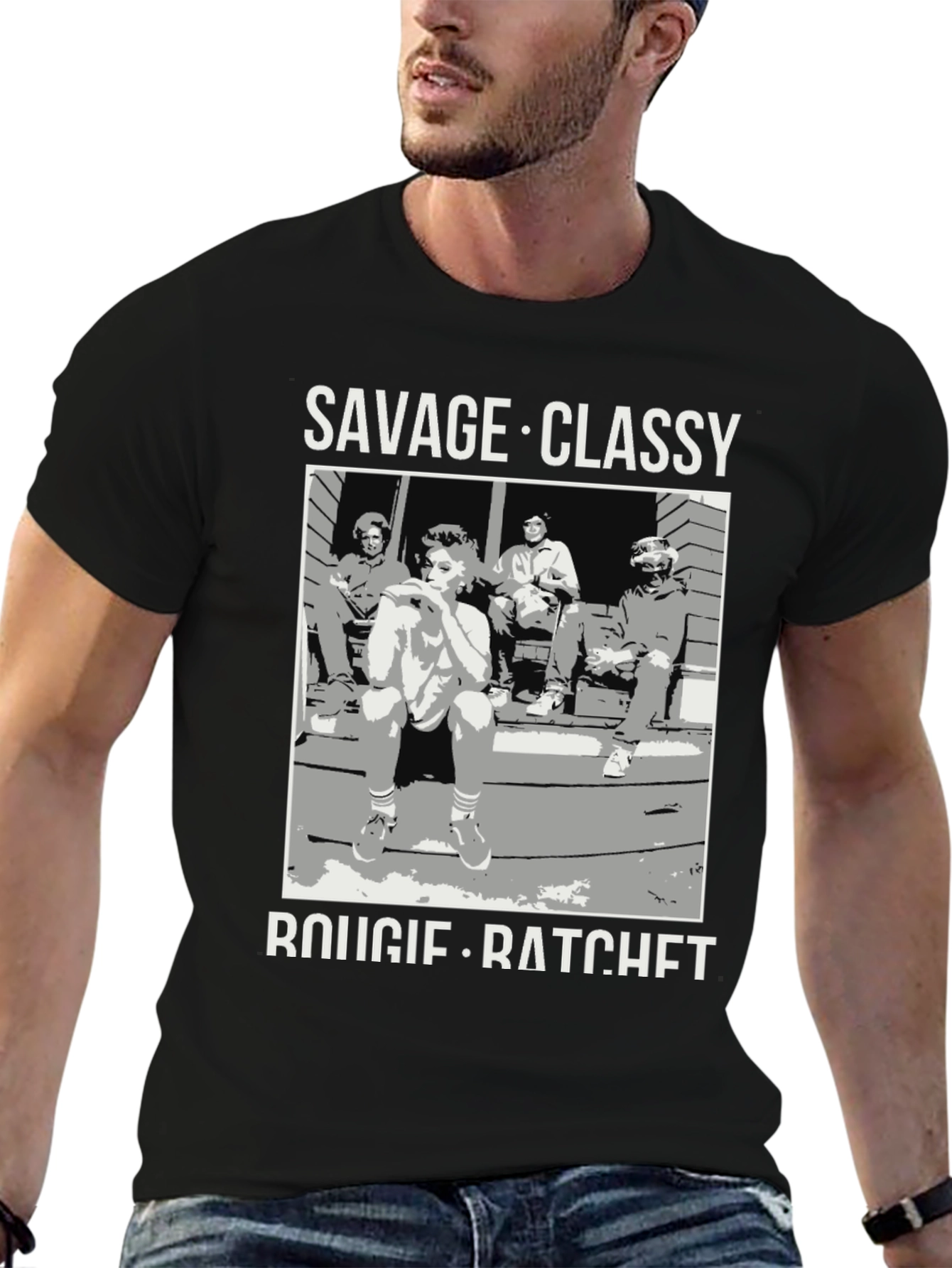 Savage Classy Bougie Ratchet Graphic Tee
