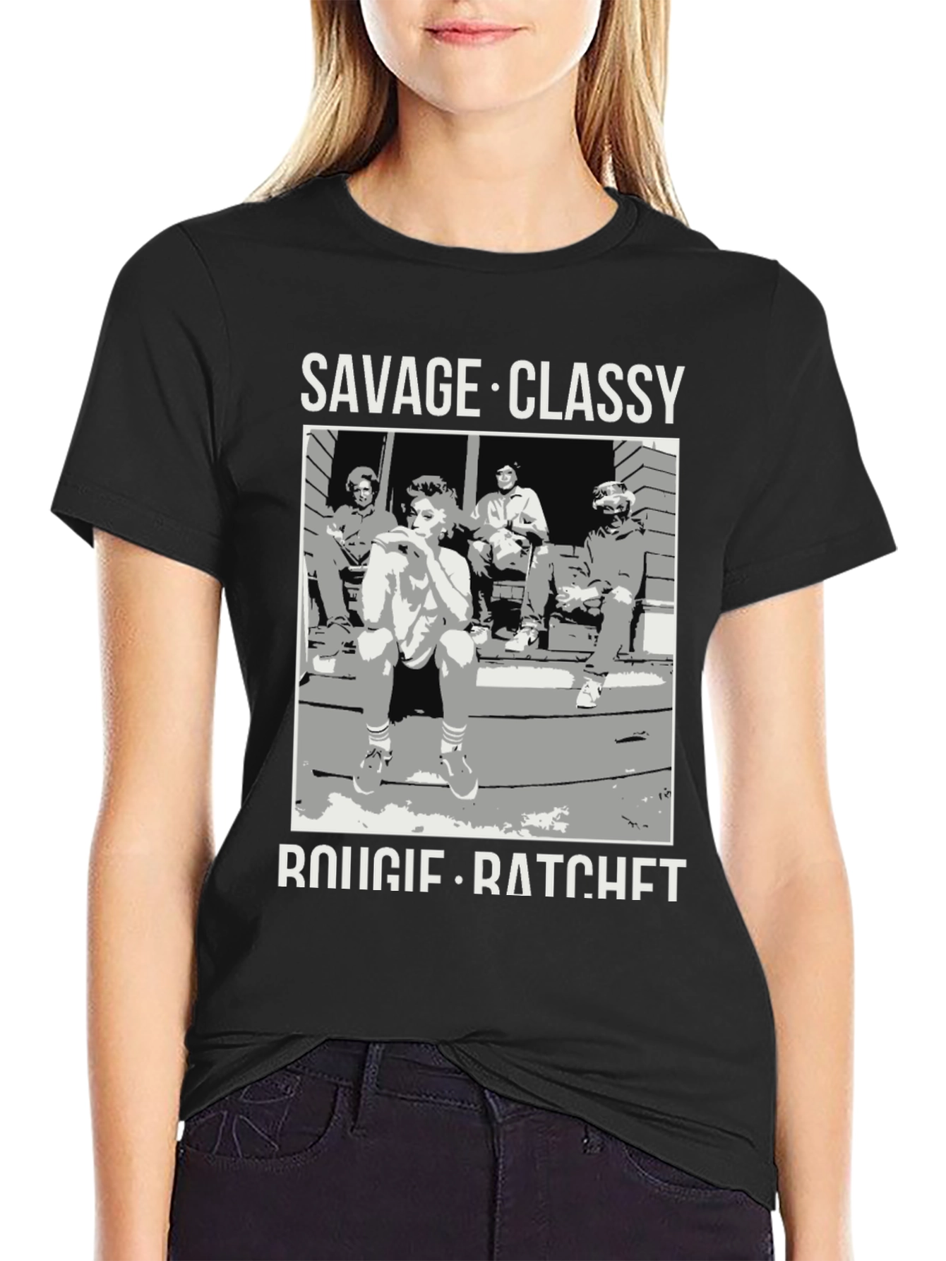 Savage Classy Bougie Ratchet Graphic Tee