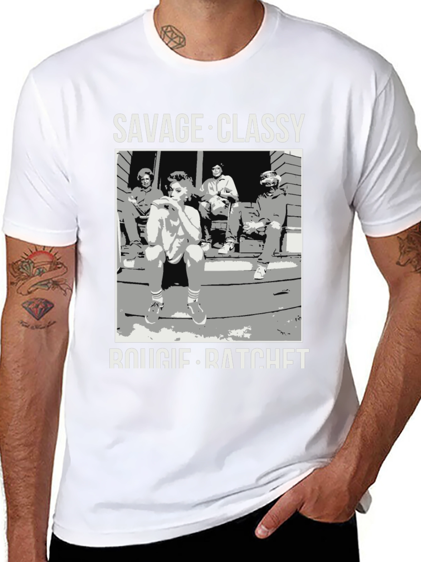 Savage Classy Bougie Ratchet Graphic Tee