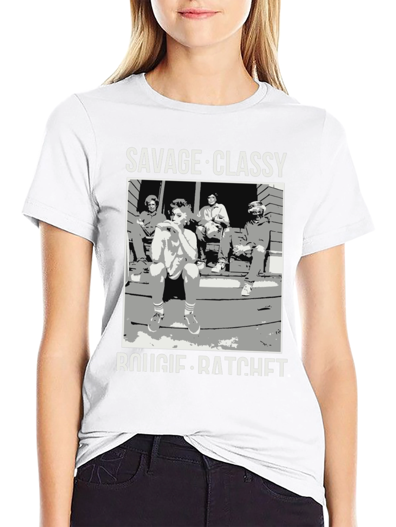 Savage Classy Bougie Ratchet Graphic Tee