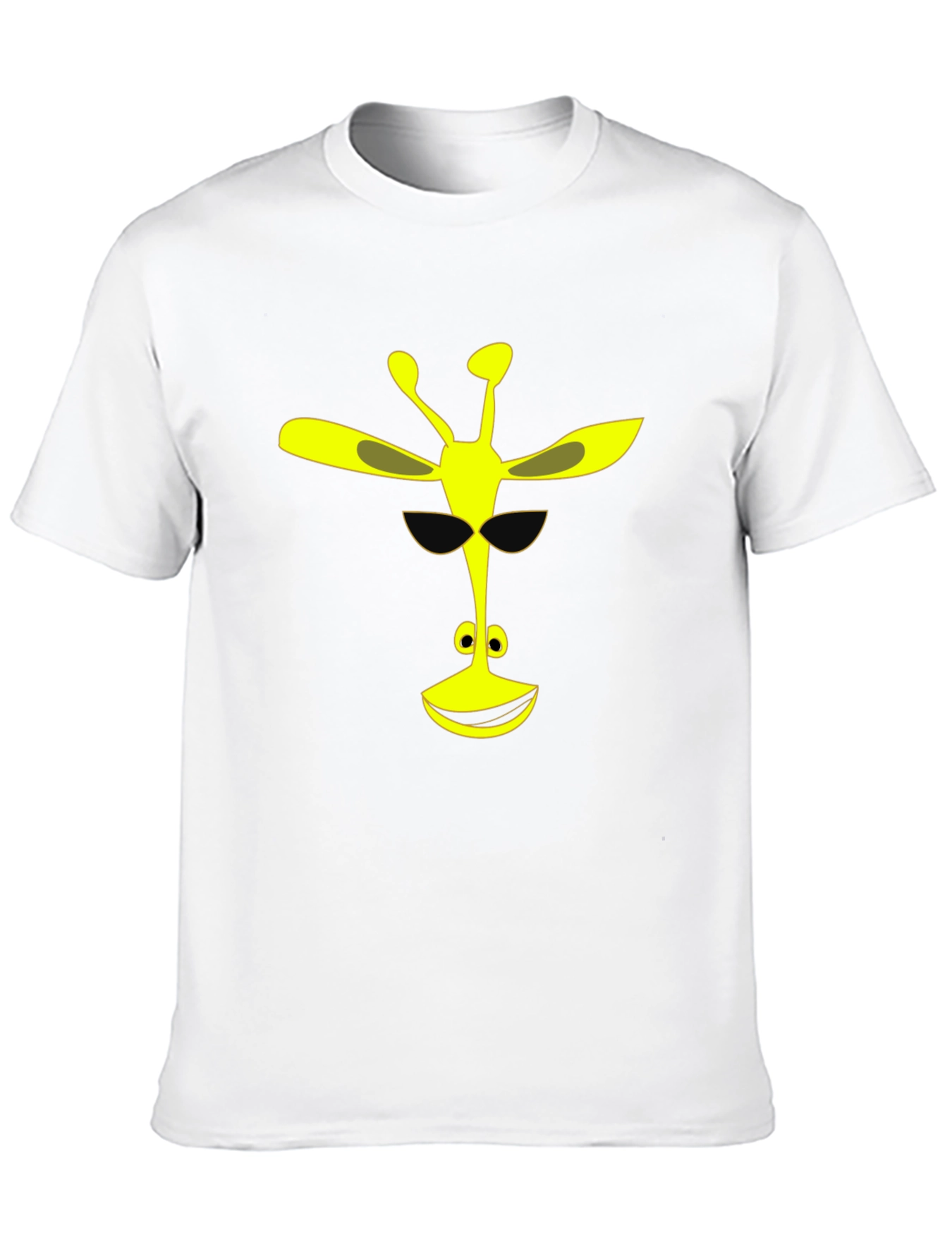 Cool Giraffe Black T-Shirt