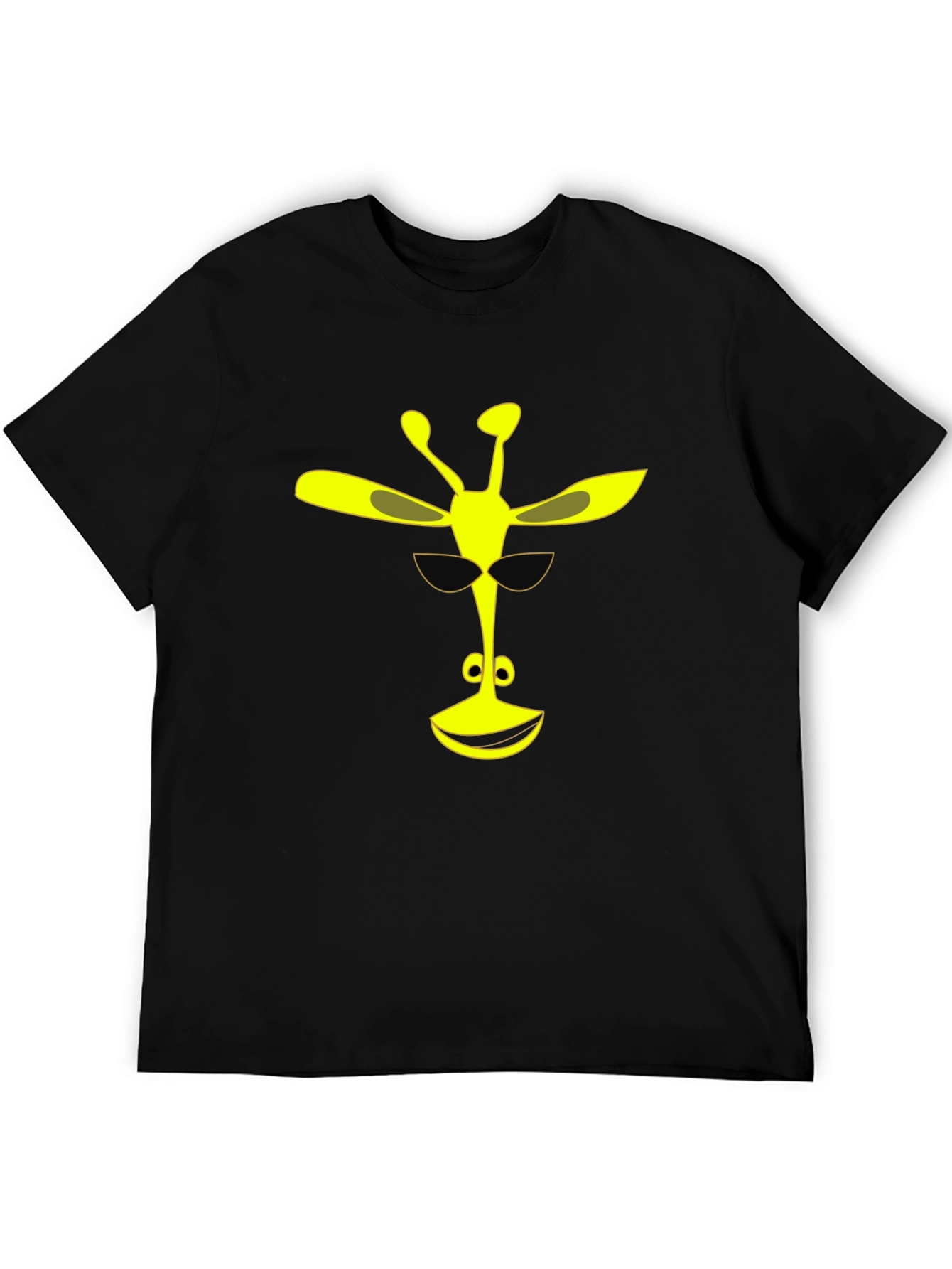 Cool Giraffe Black T-Shirt