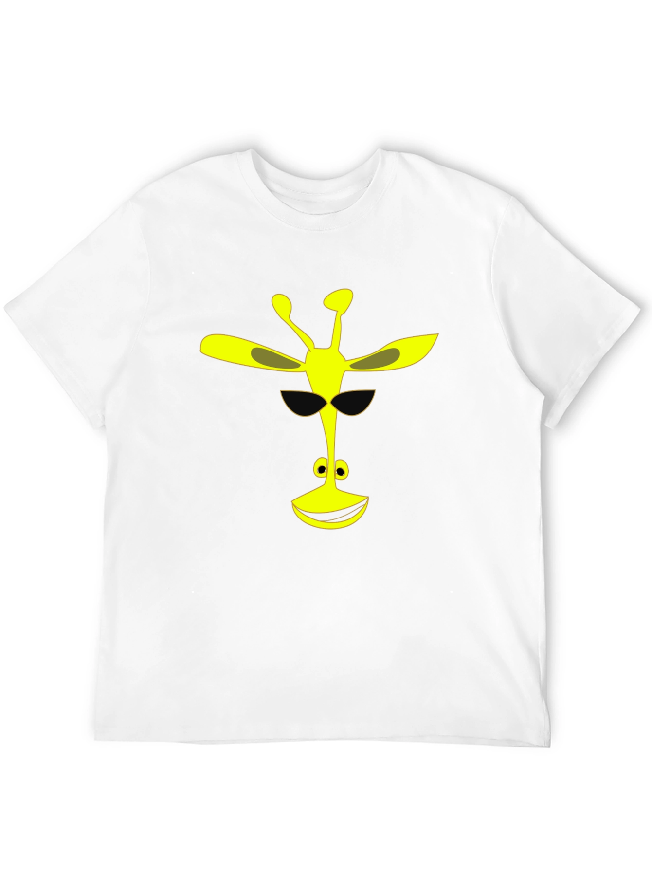 Cool Giraffe Black T-Shirt