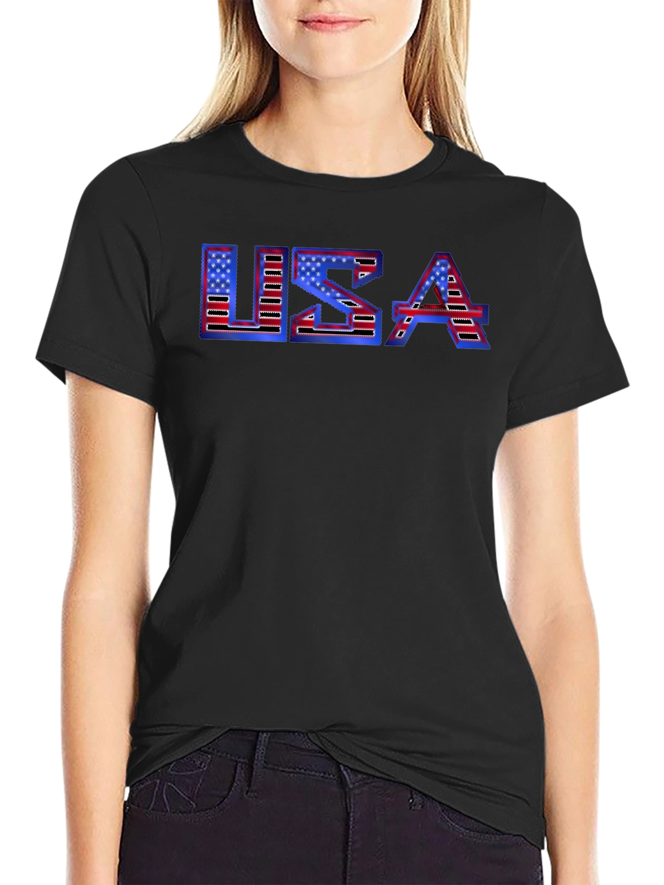 USA Flag T-Shirt - Patriotic Graphic Tee