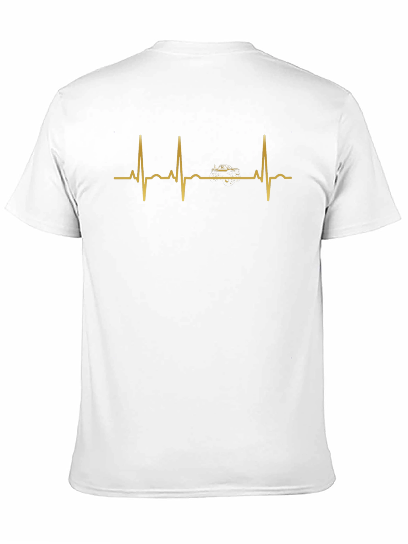 Car Heartbeat T-Shirt - Black