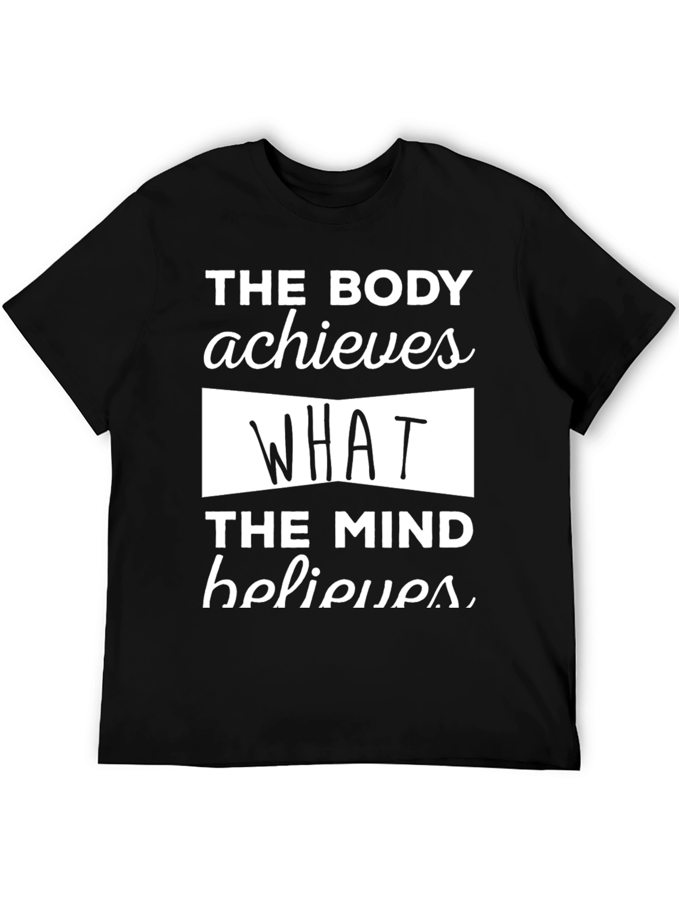 Motivational Graphic T-Shirt - Body & Mind