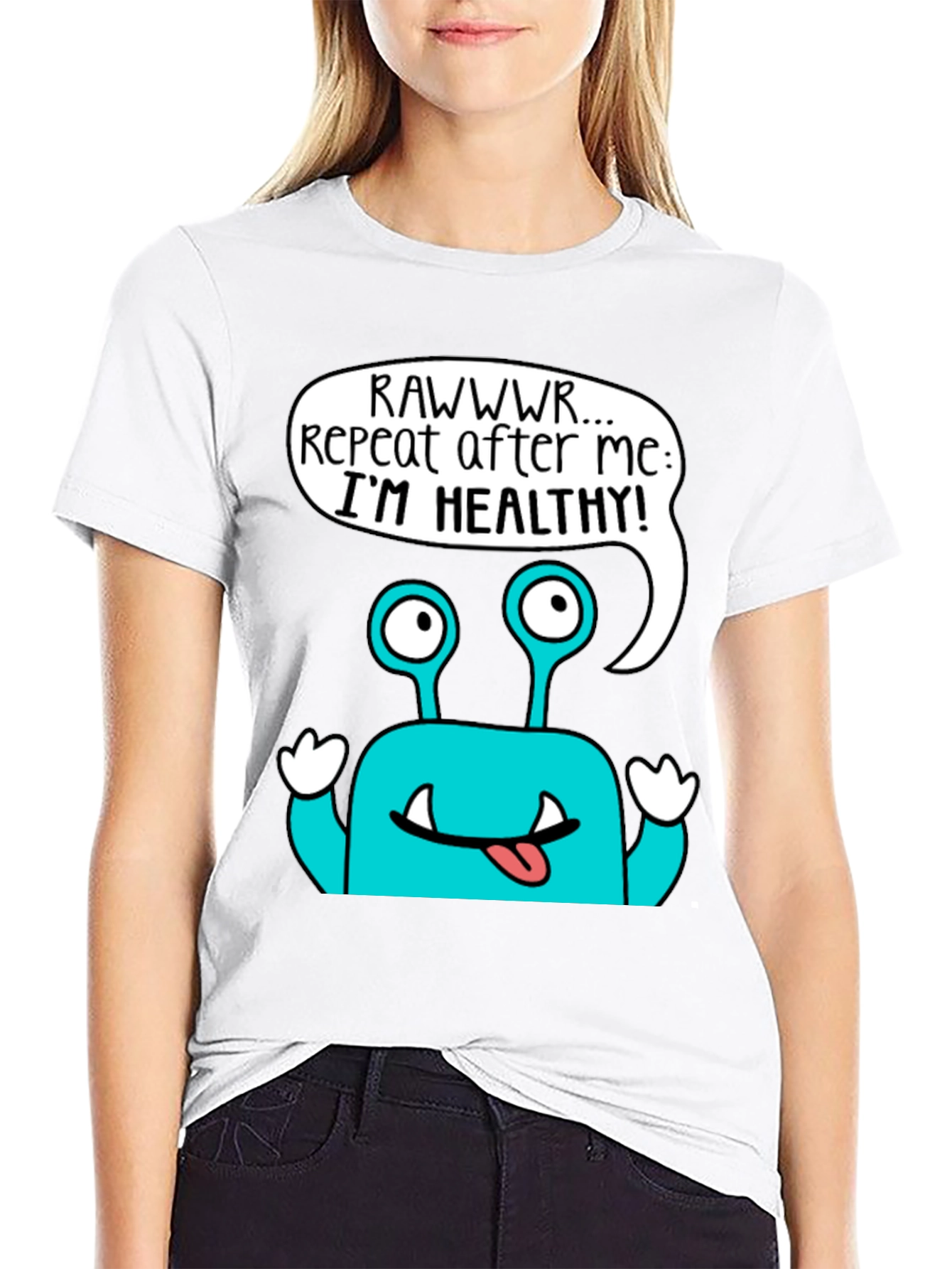 Healthy Monster Graphic T-Shirt