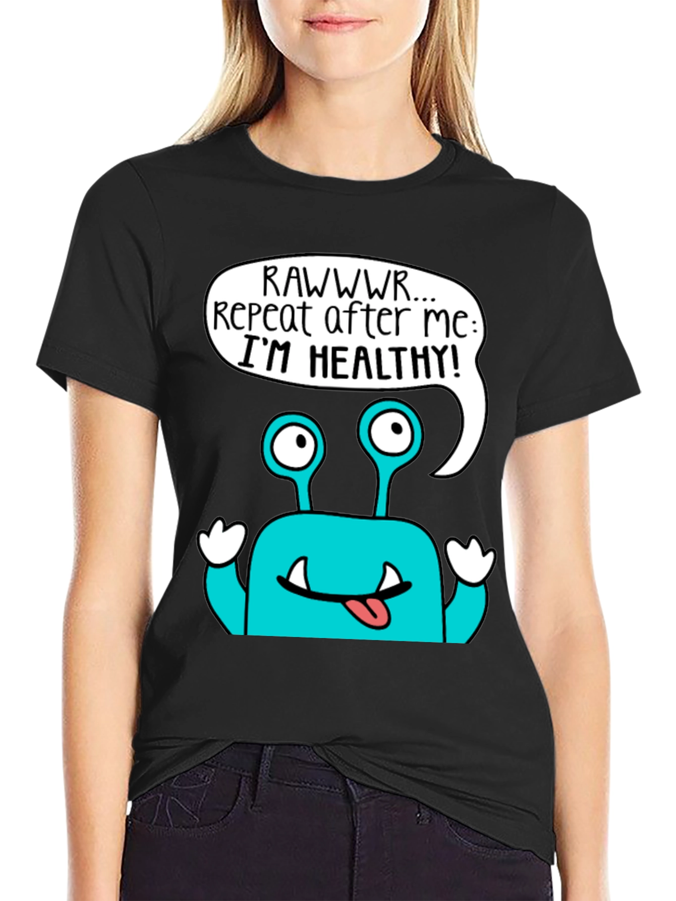 Healthy Monster Graphic T-Shirt