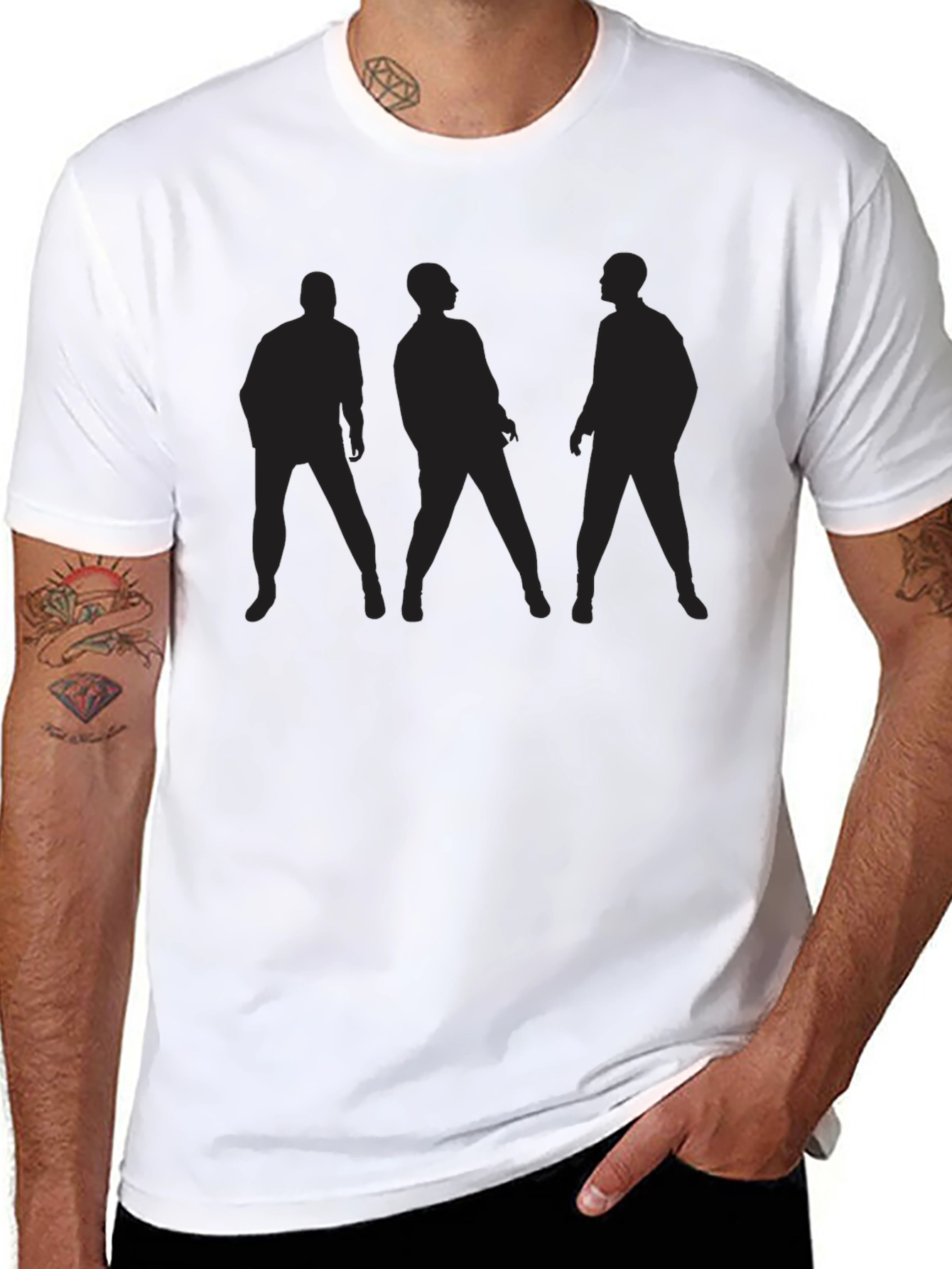 Silhouette Trio Black T-Shirt