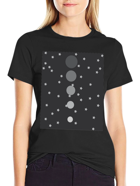Celestial Sphere Mens Black Graphic Tee