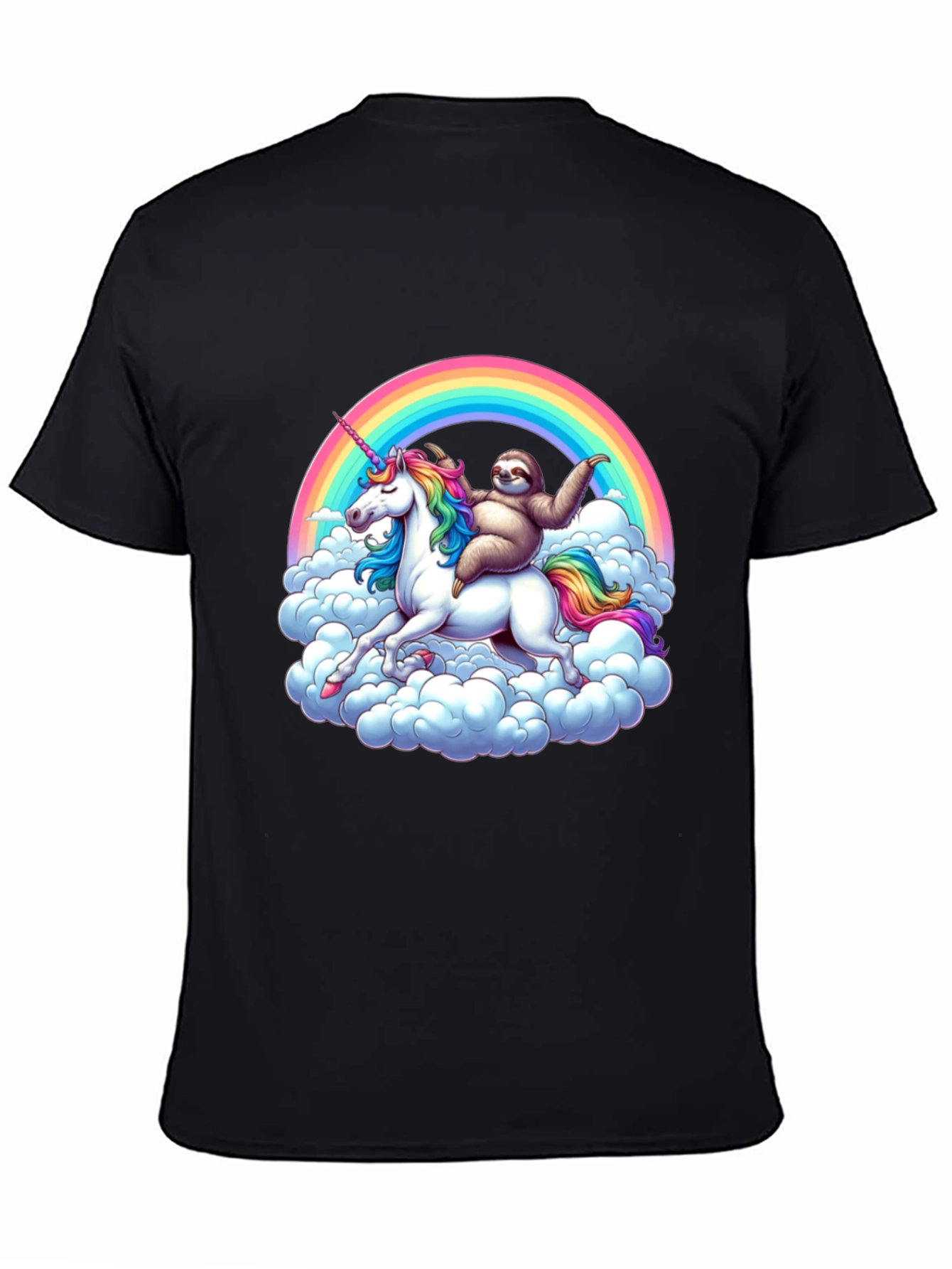Unicorn Sloth Rainbow T-Shirt
