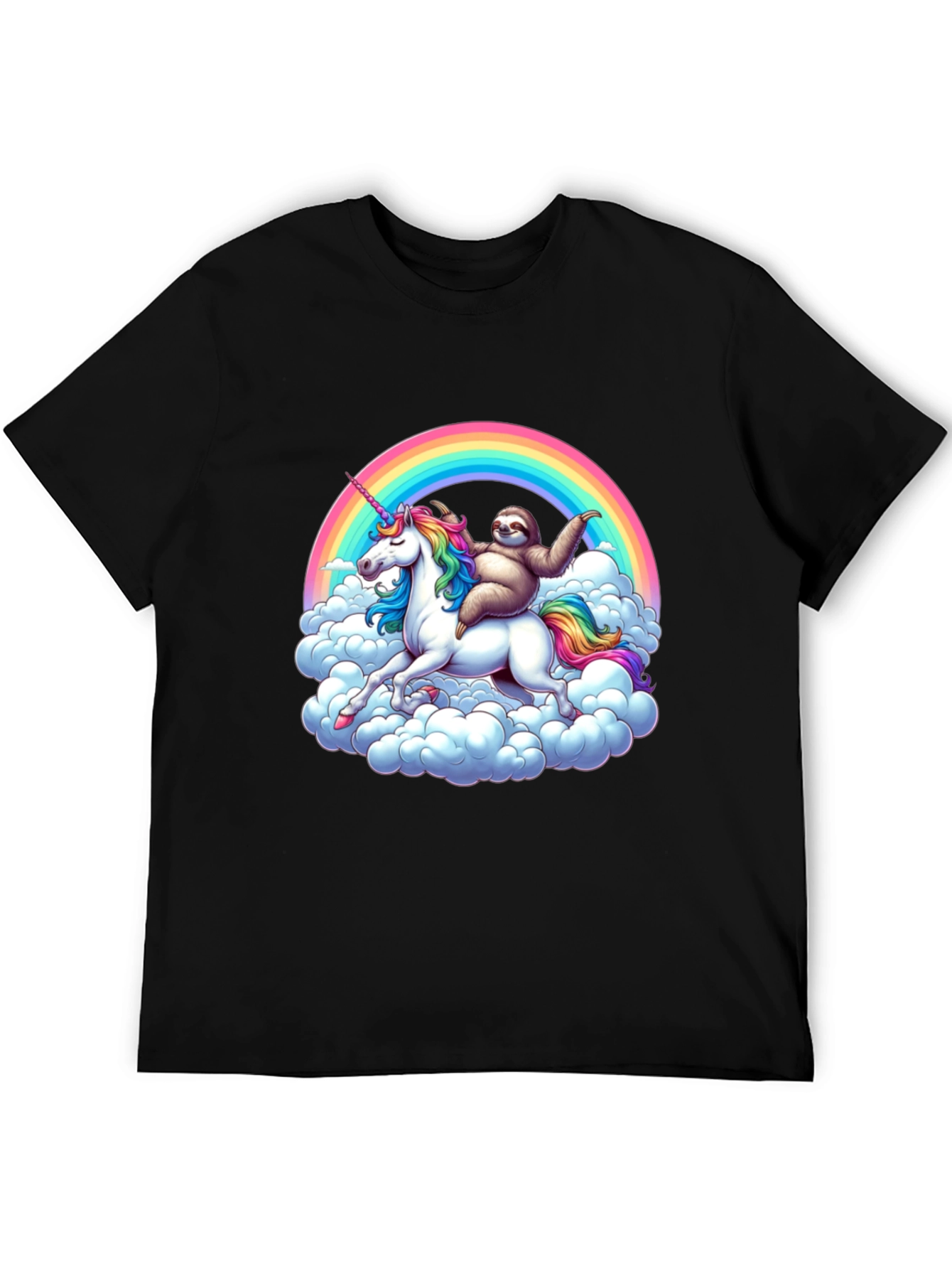 Unicorn Sloth Rainbow T-Shirt