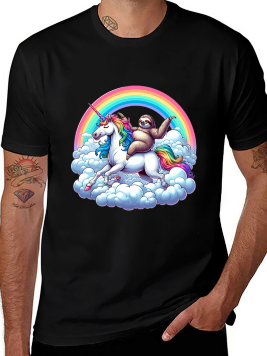 Unicorn Sloth Rainbow T-Shirt