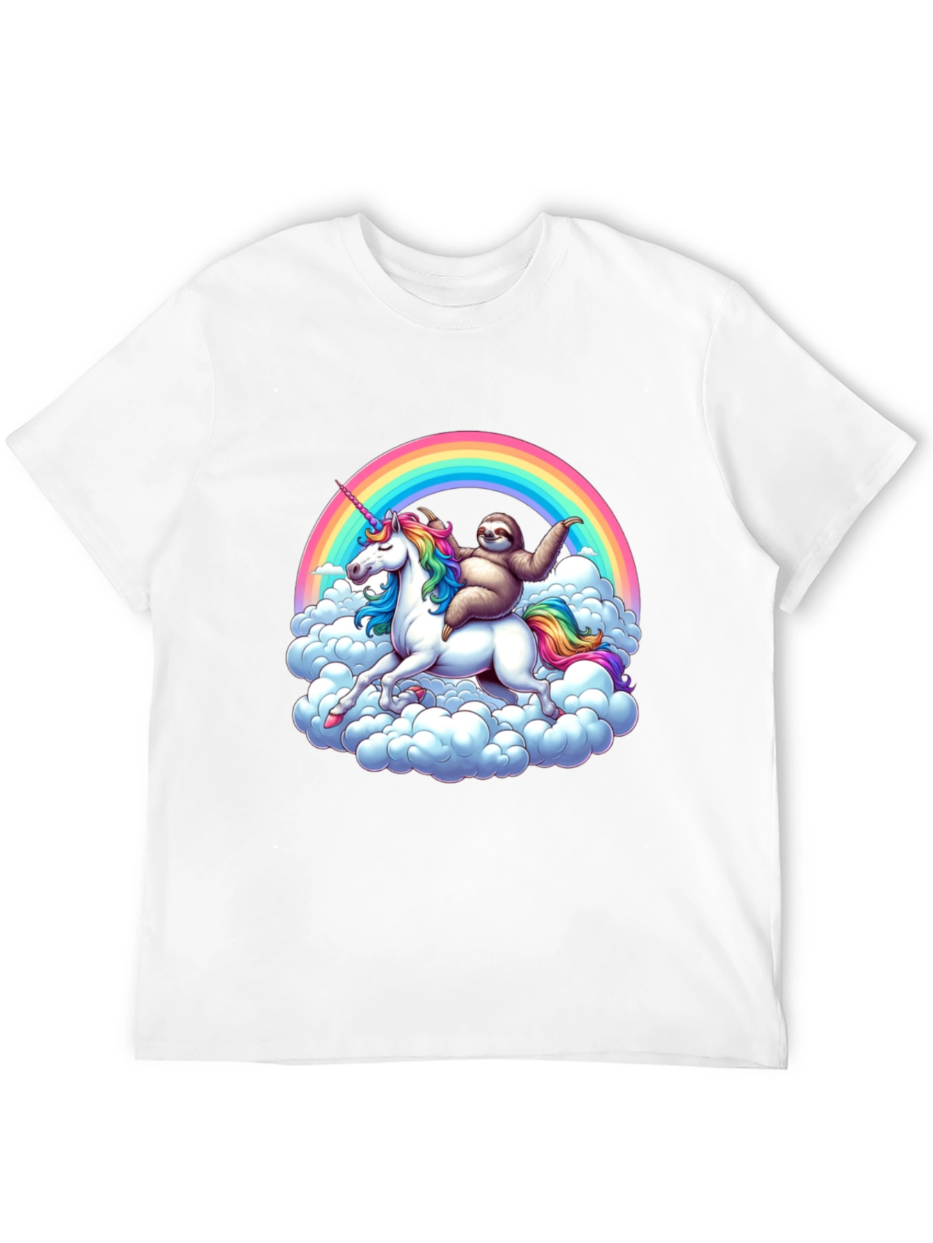 Unicorn Sloth Rainbow T-Shirt