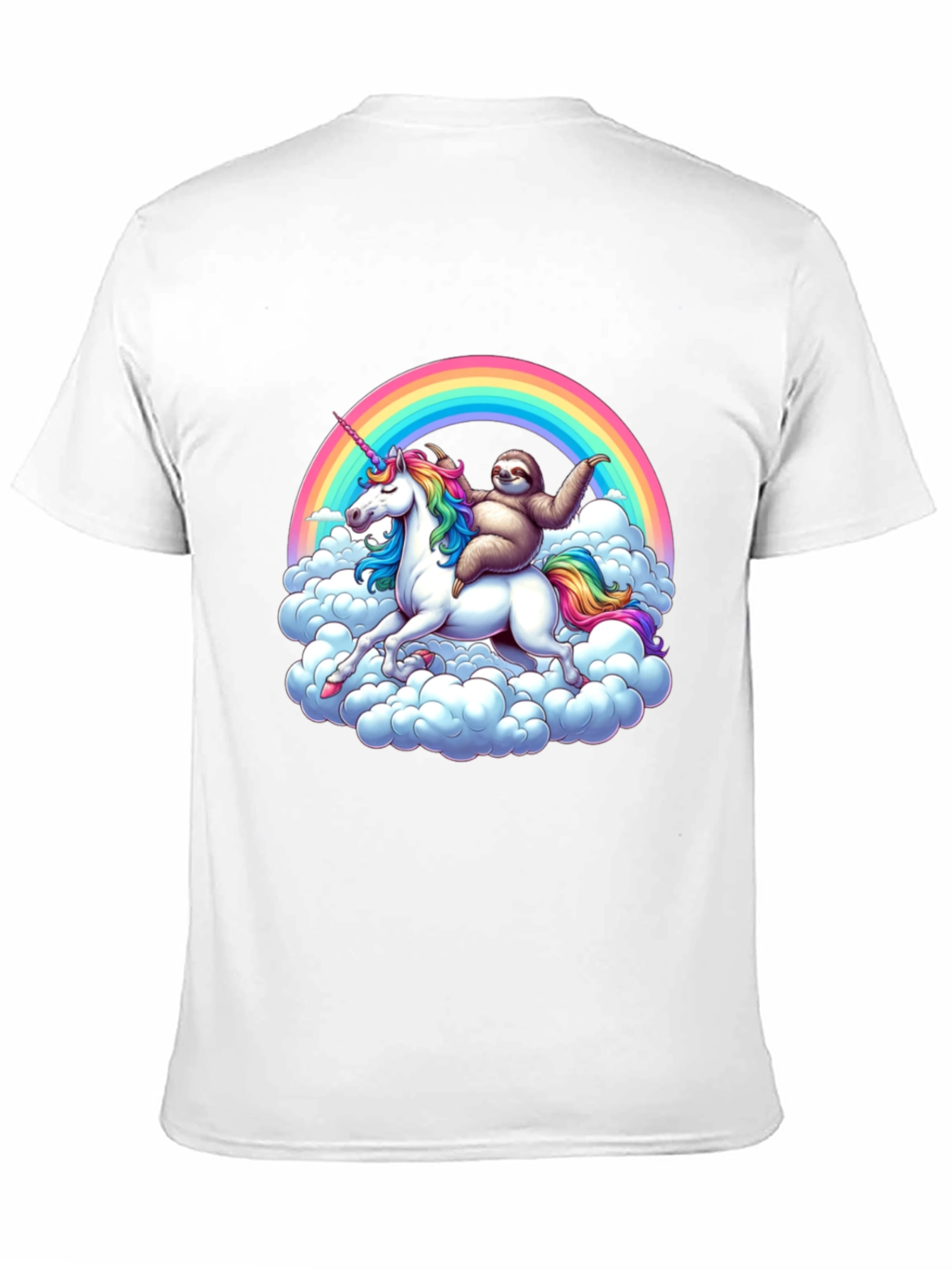 Unicorn Sloth Rainbow T-Shirt