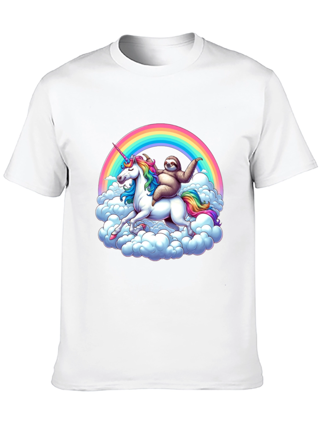 Unicorn Sloth Rainbow T-Shirt