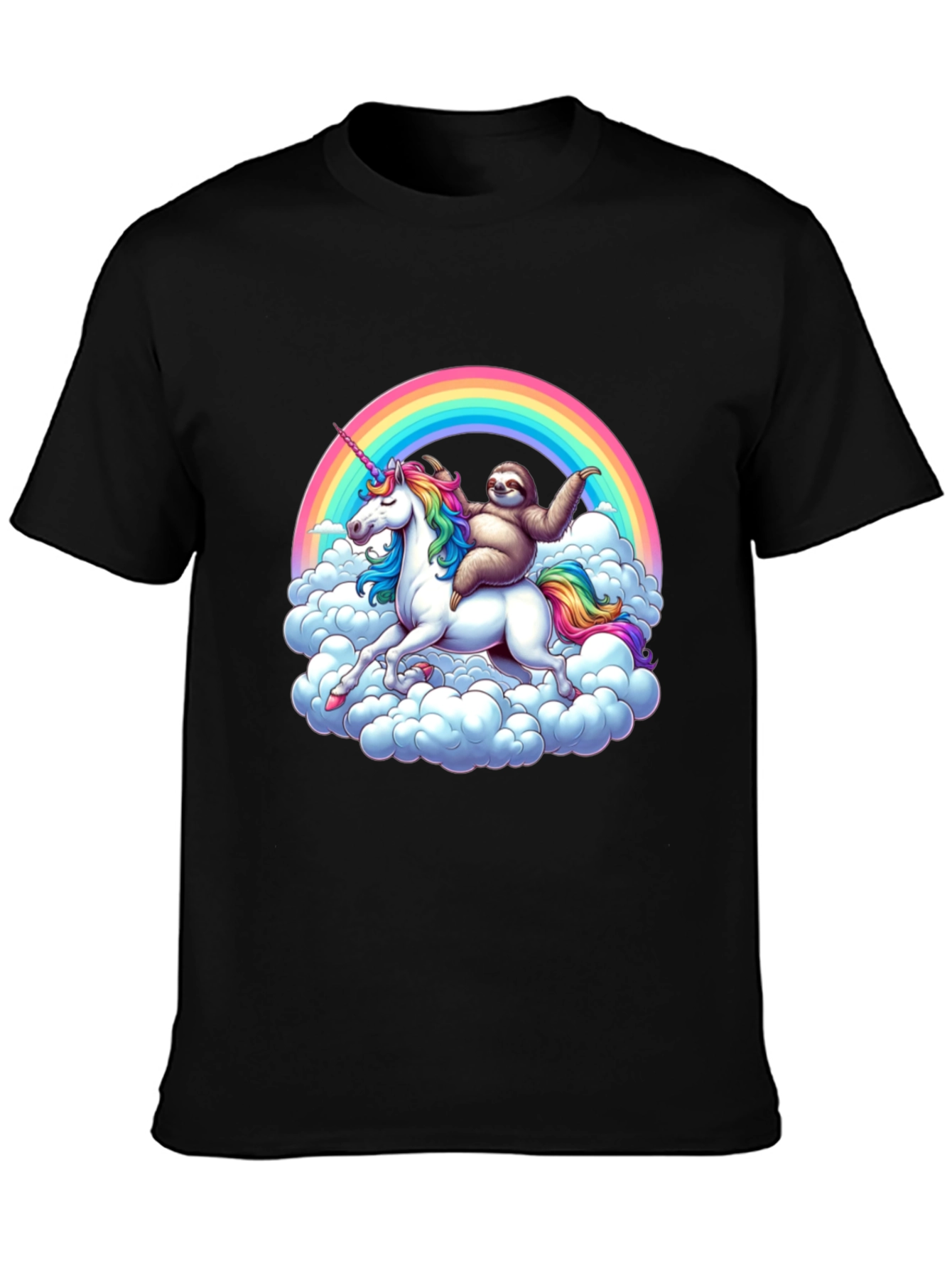 Unicorn Sloth Rainbow T-Shirt