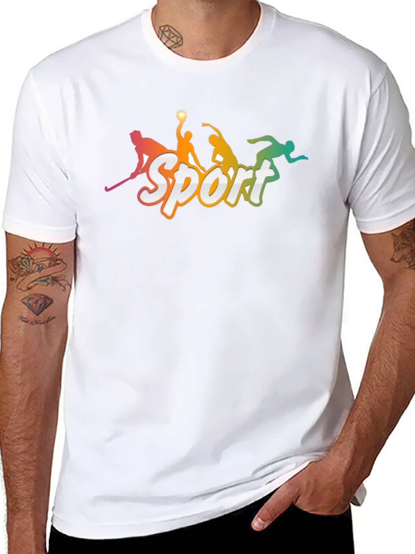 Sport Silhouette Graphic Tee