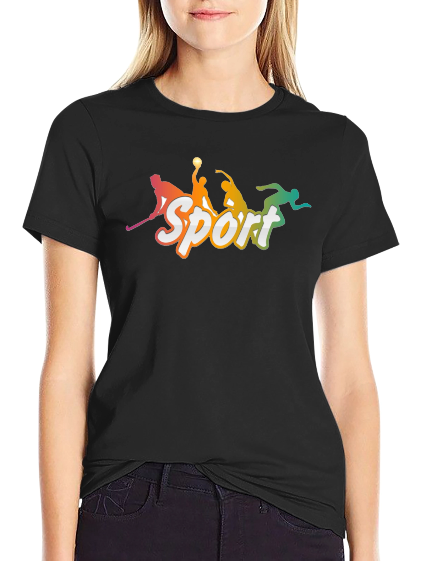 Sport Silhouette Graphic Tee
