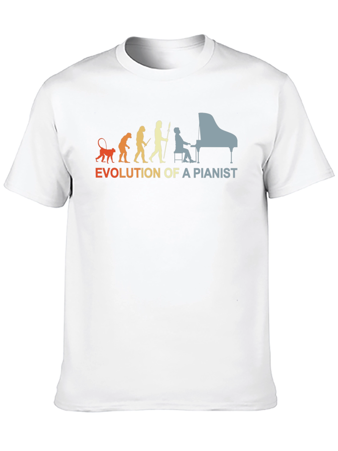 Evolution of a Pianist Graphic T-Shirt - Black