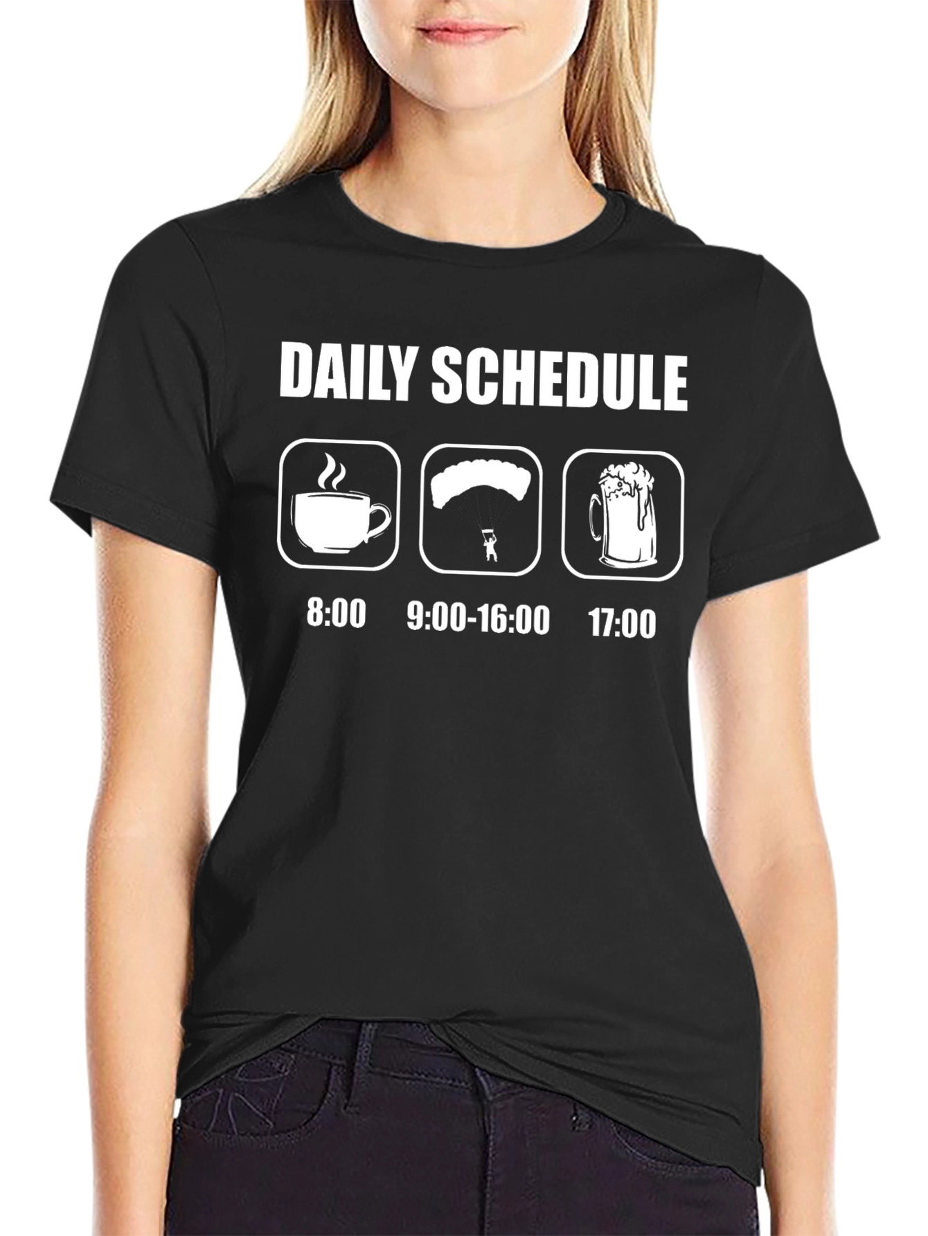 Daily Schedule Skydiver T-Shirt