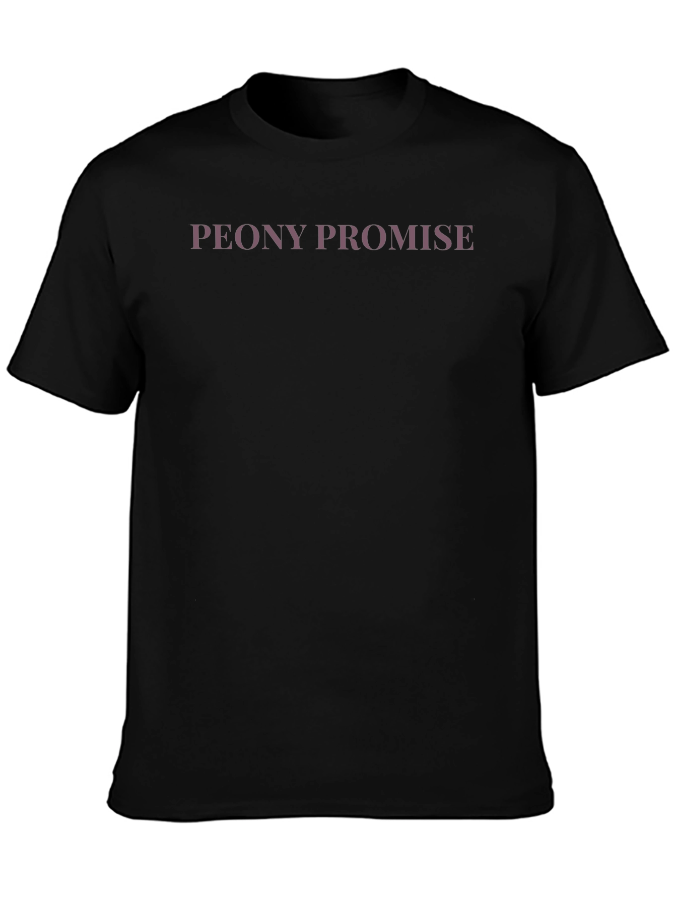 Peony Promise Black Graphic Tee