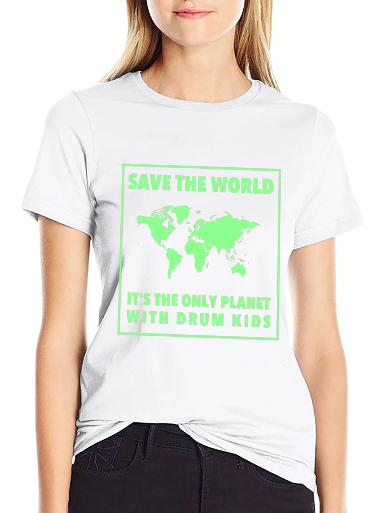 Save the World T-Shirt - Drum Kids Planet