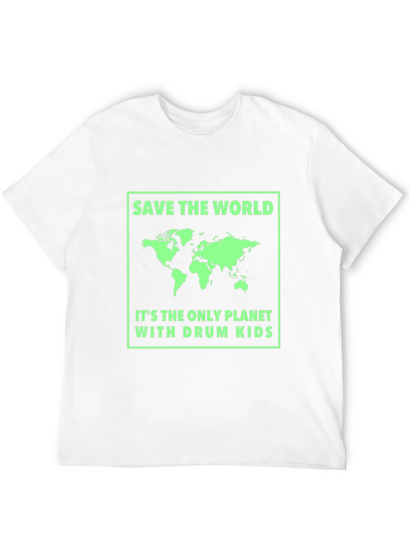 Save the World T-Shirt - Drum Kids Planet