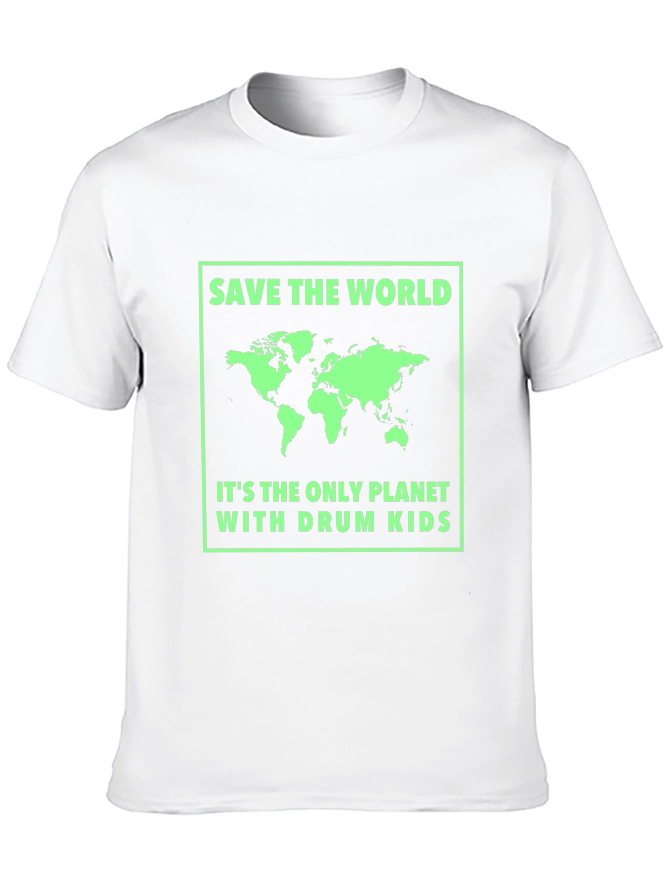 Save the World T-Shirt - Drum Kids Planet