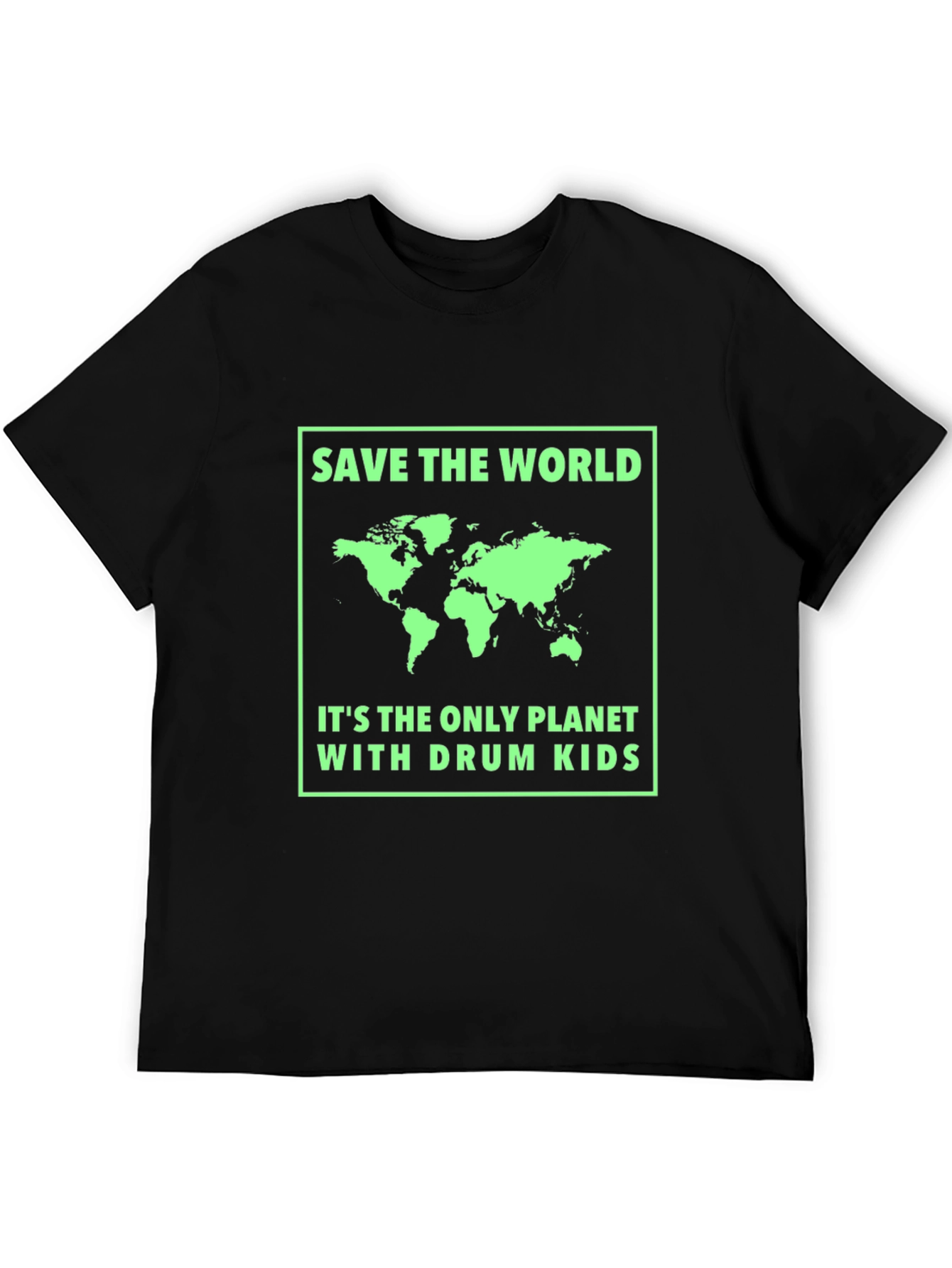 Save the World T-Shirt - Drum Kids Planet