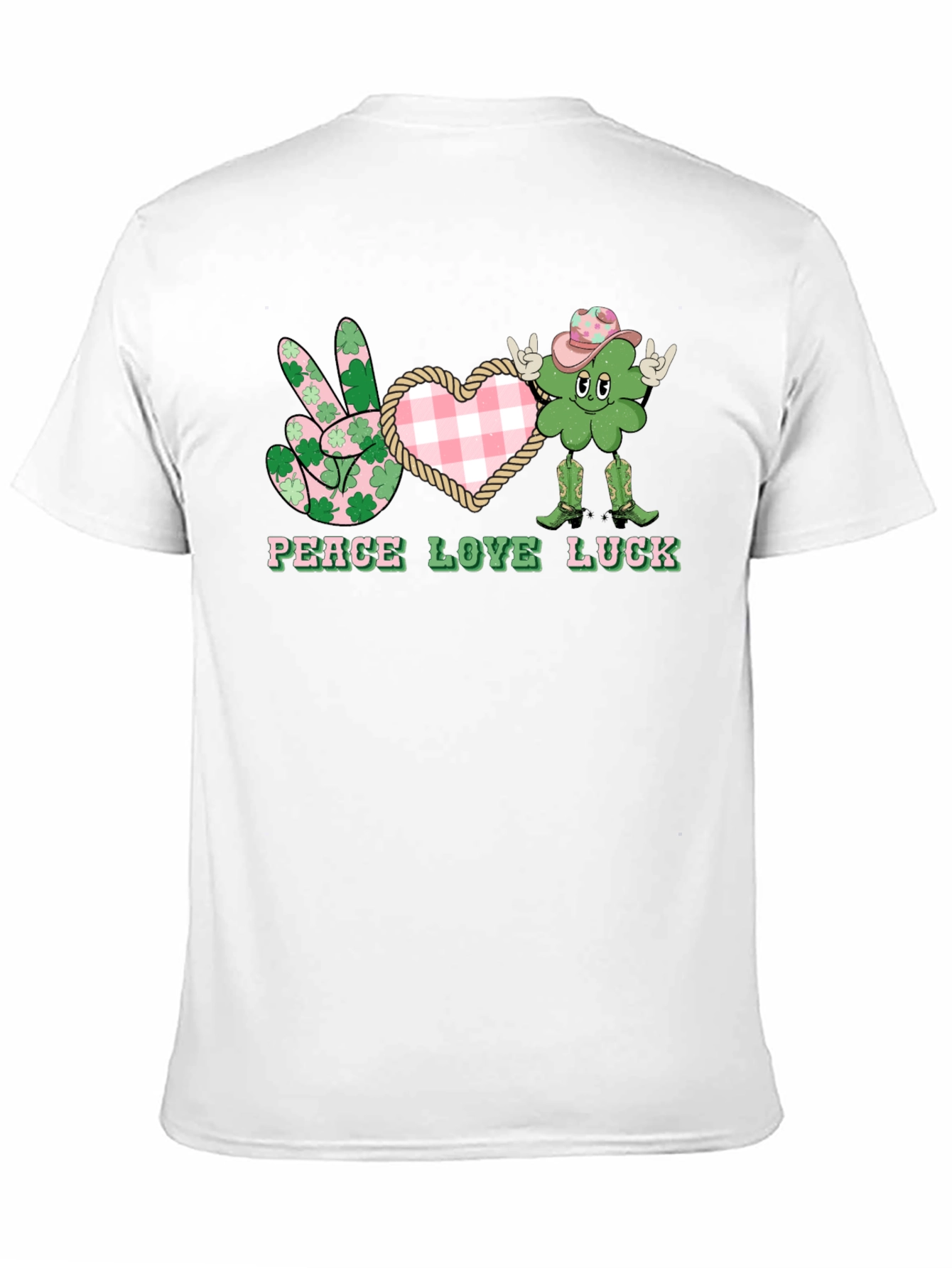 Peace Love Luck St. Patricks Day T-Shirt