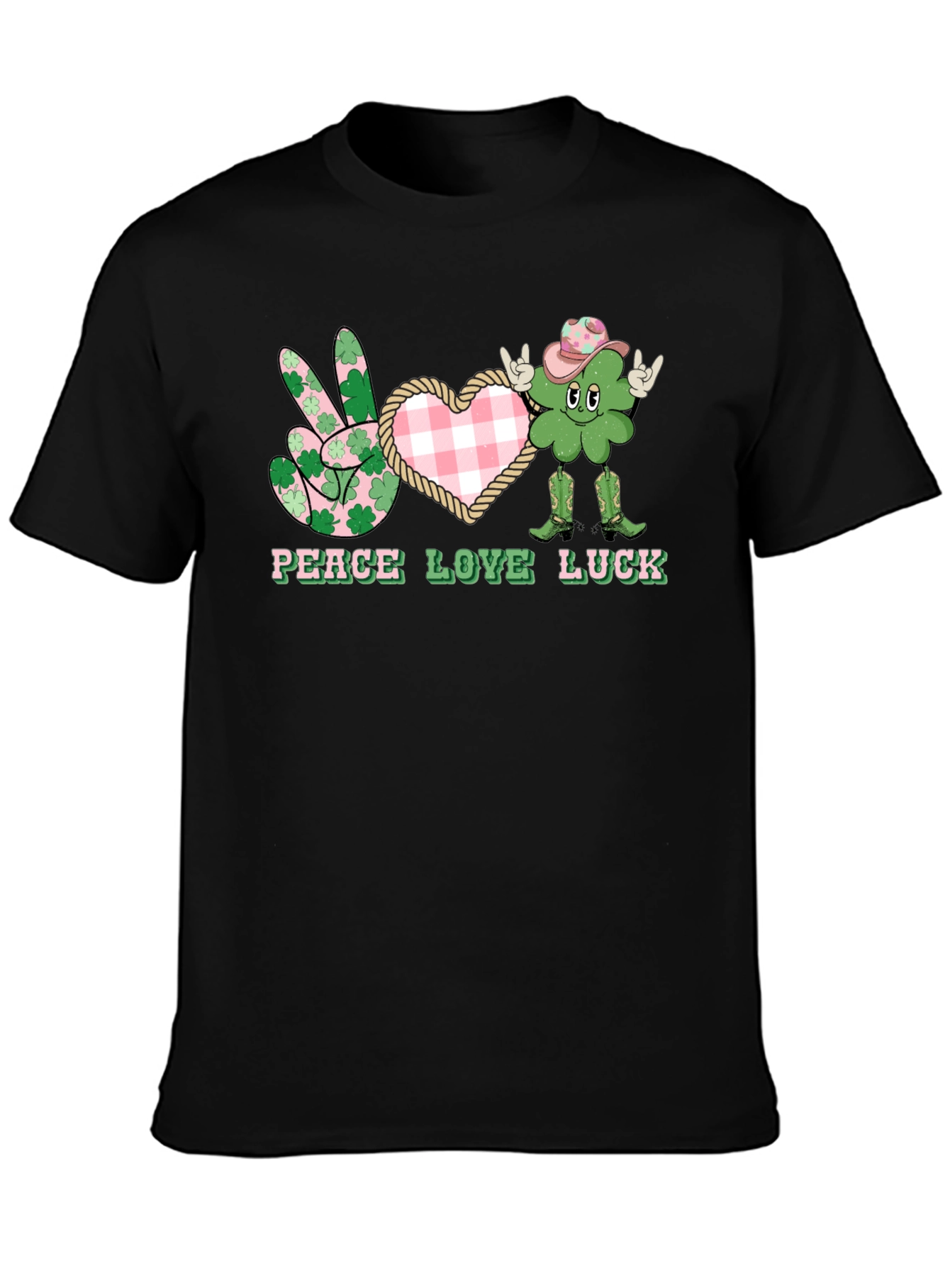 Peace Love Luck St. Patricks Day T-Shirt