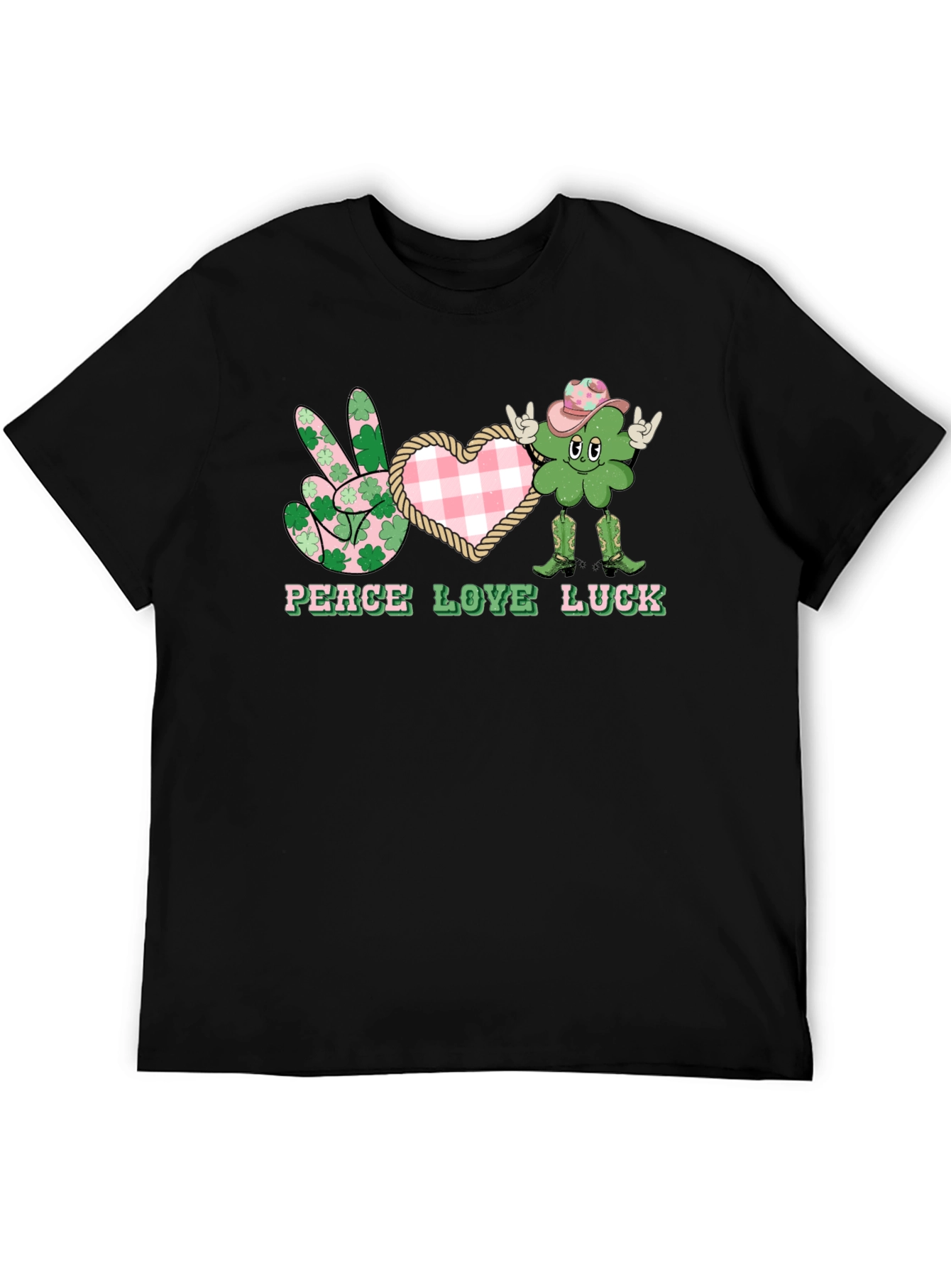 Peace Love Luck St. Patricks Day T-Shirt