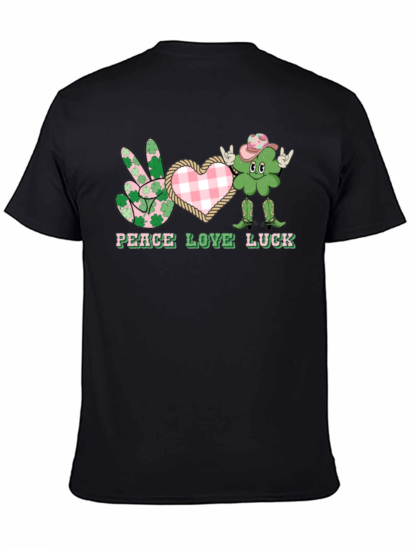 Peace Love Luck St. Patricks Day T-Shirt