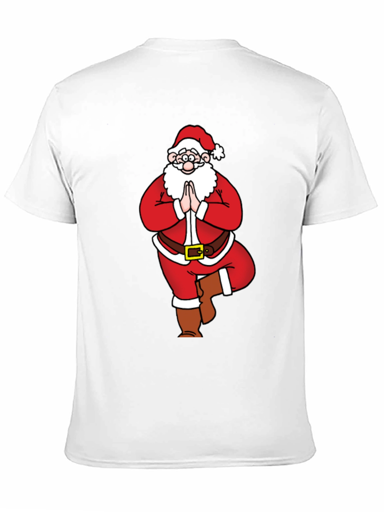Yoga Santa Graphic Tee - Holiday Fun
