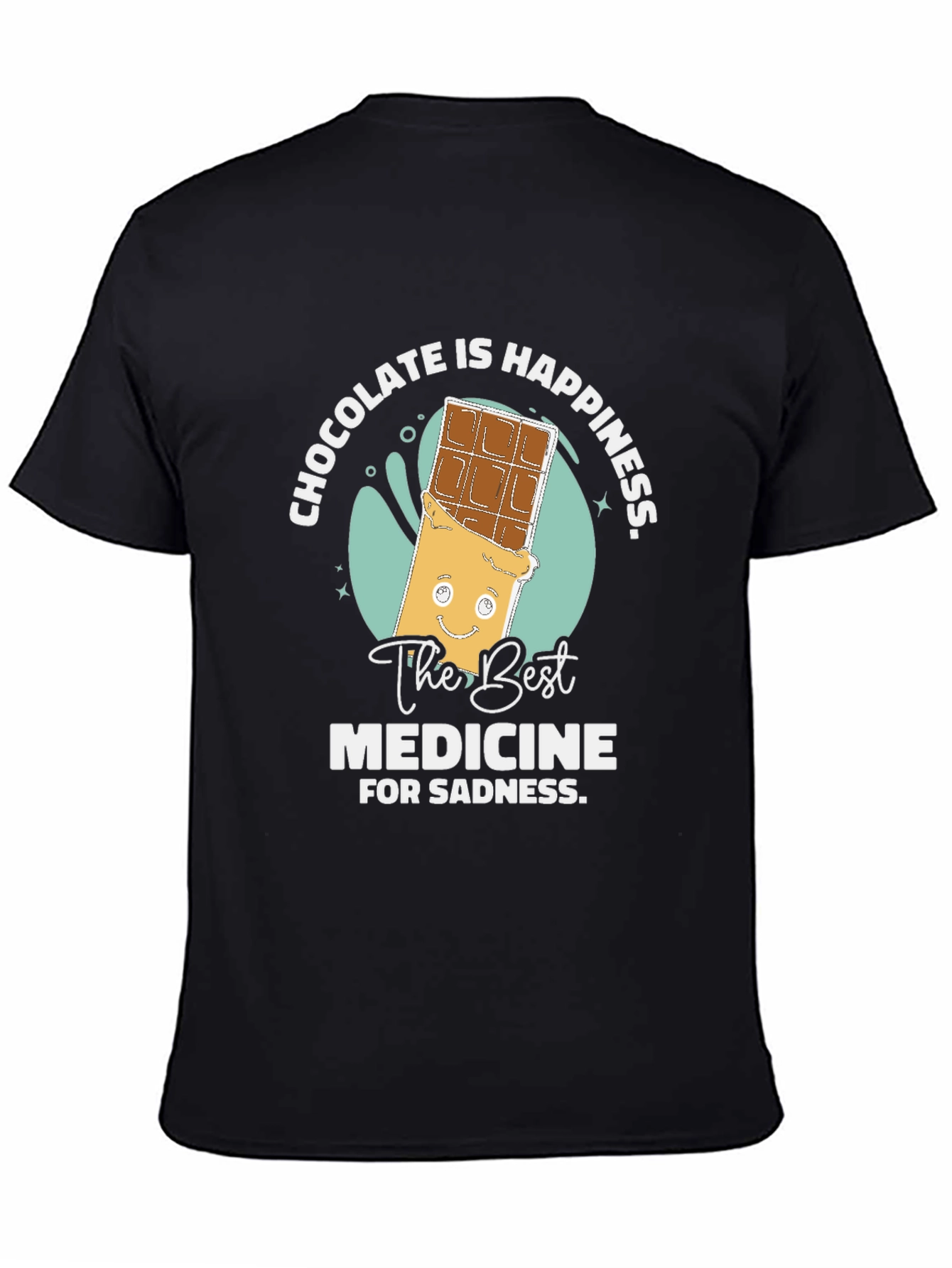 Chocolate is Happiness Graphic T-Shirt