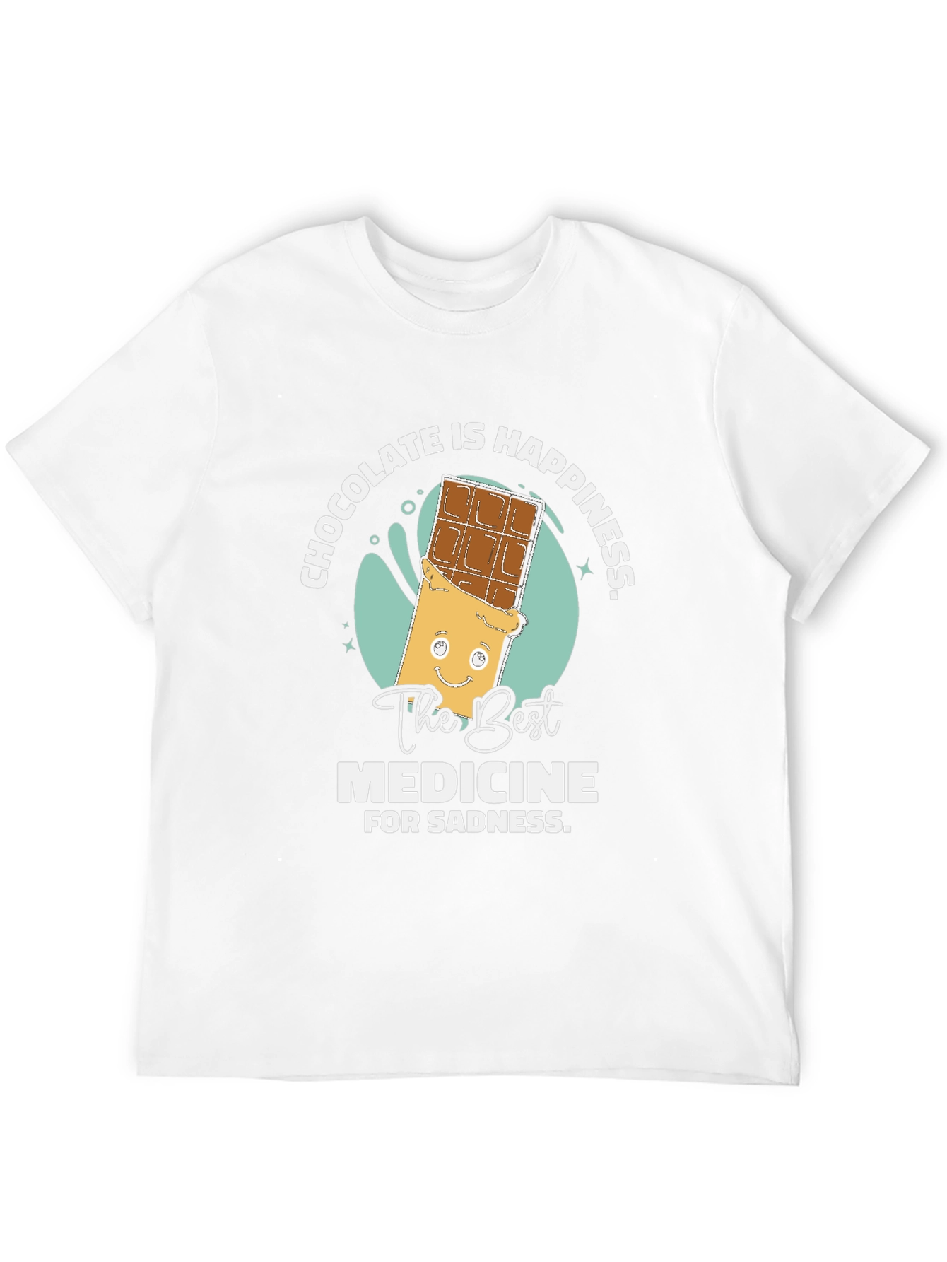Chocolate is Happiness Graphic T-Shirt