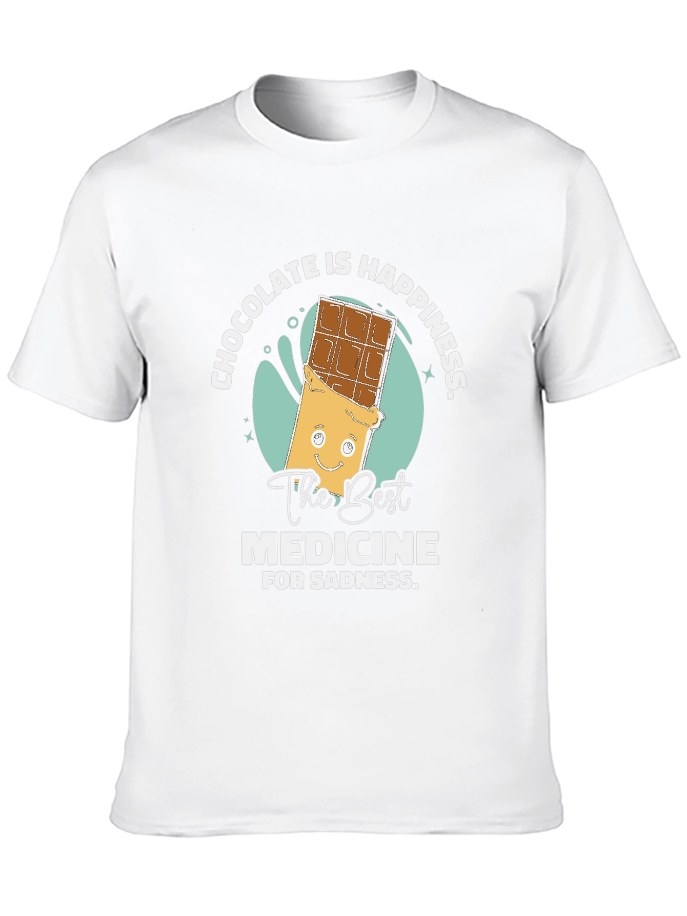 Chocolate is Happiness Graphic T-Shirt