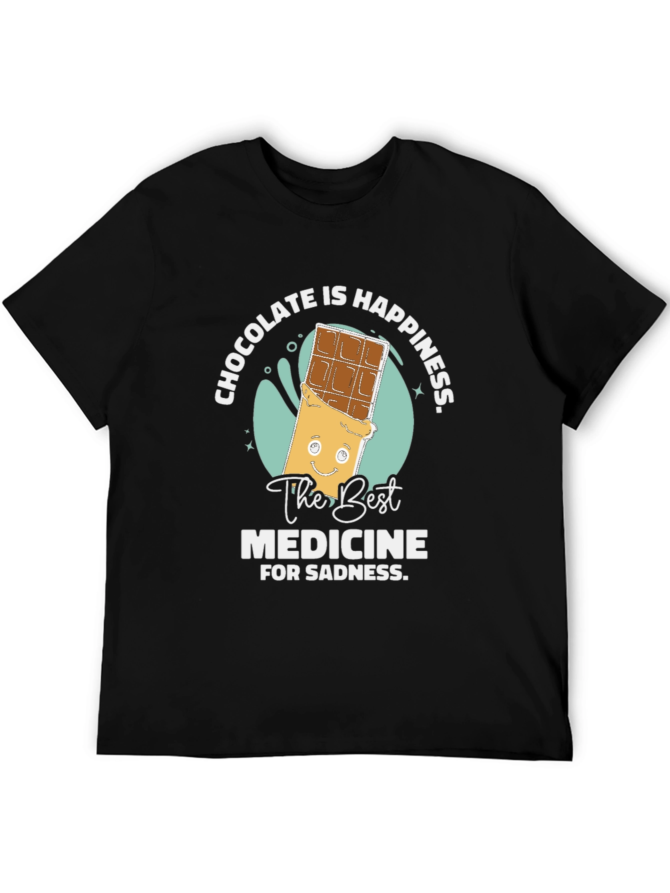 Chocolate is Happiness Graphic T-Shirt