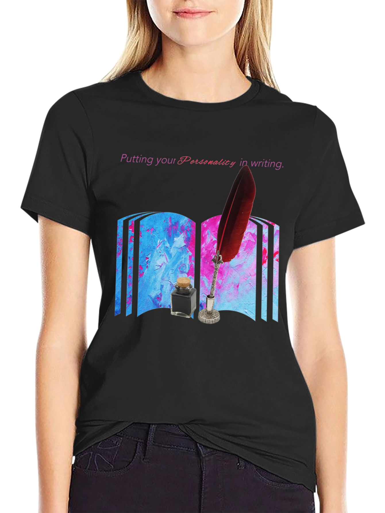 Personality in Writing T-Shirt - Unique Writers Tee
