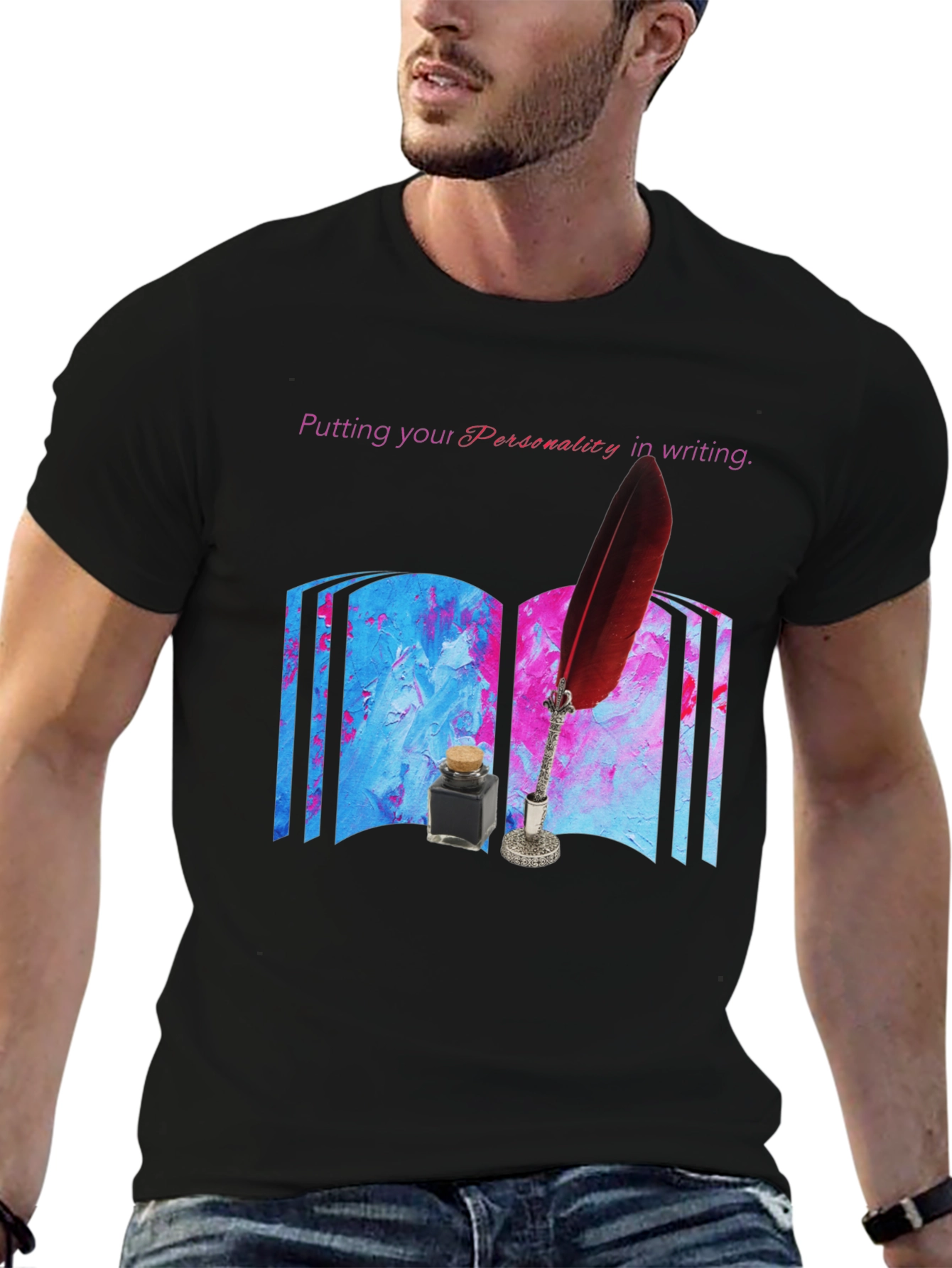 Personality in Writing T-Shirt - Unique Writers Tee