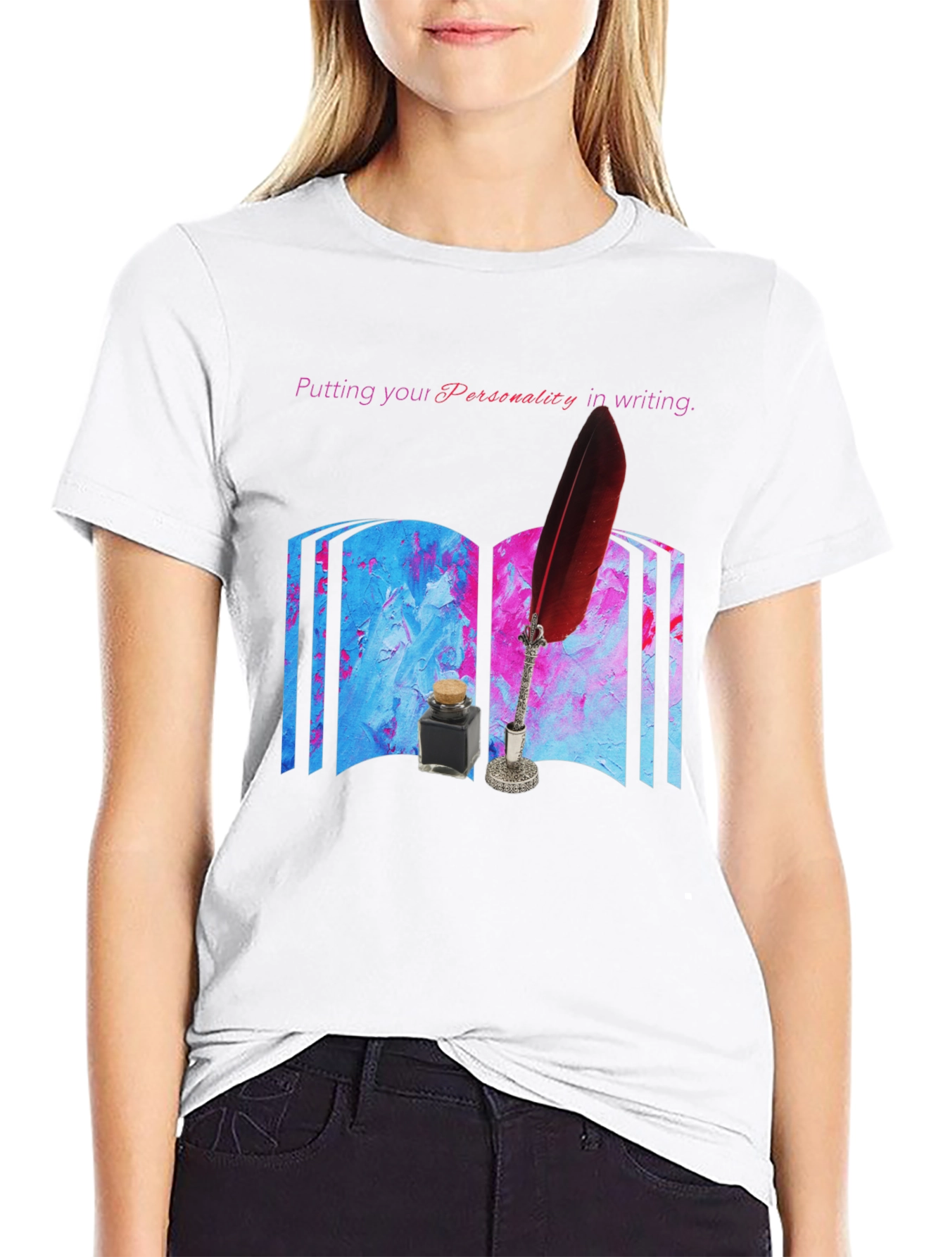 Personality in Writing T-Shirt - Unique Writers Tee