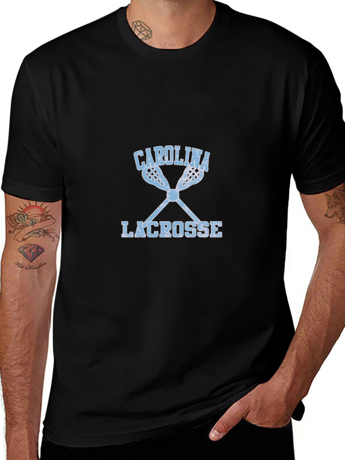 Carolina Lacrosse Black T-Shirt