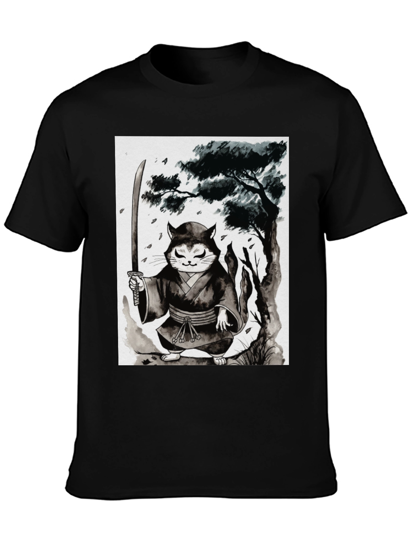 Samurai Cat T-Shirt