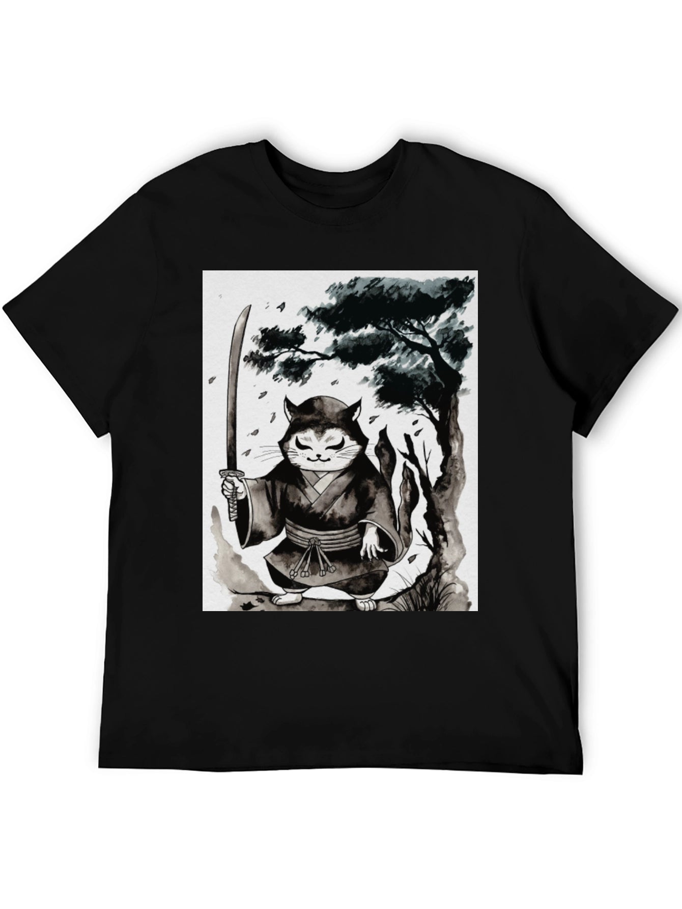 Samurai Cat T-Shirt