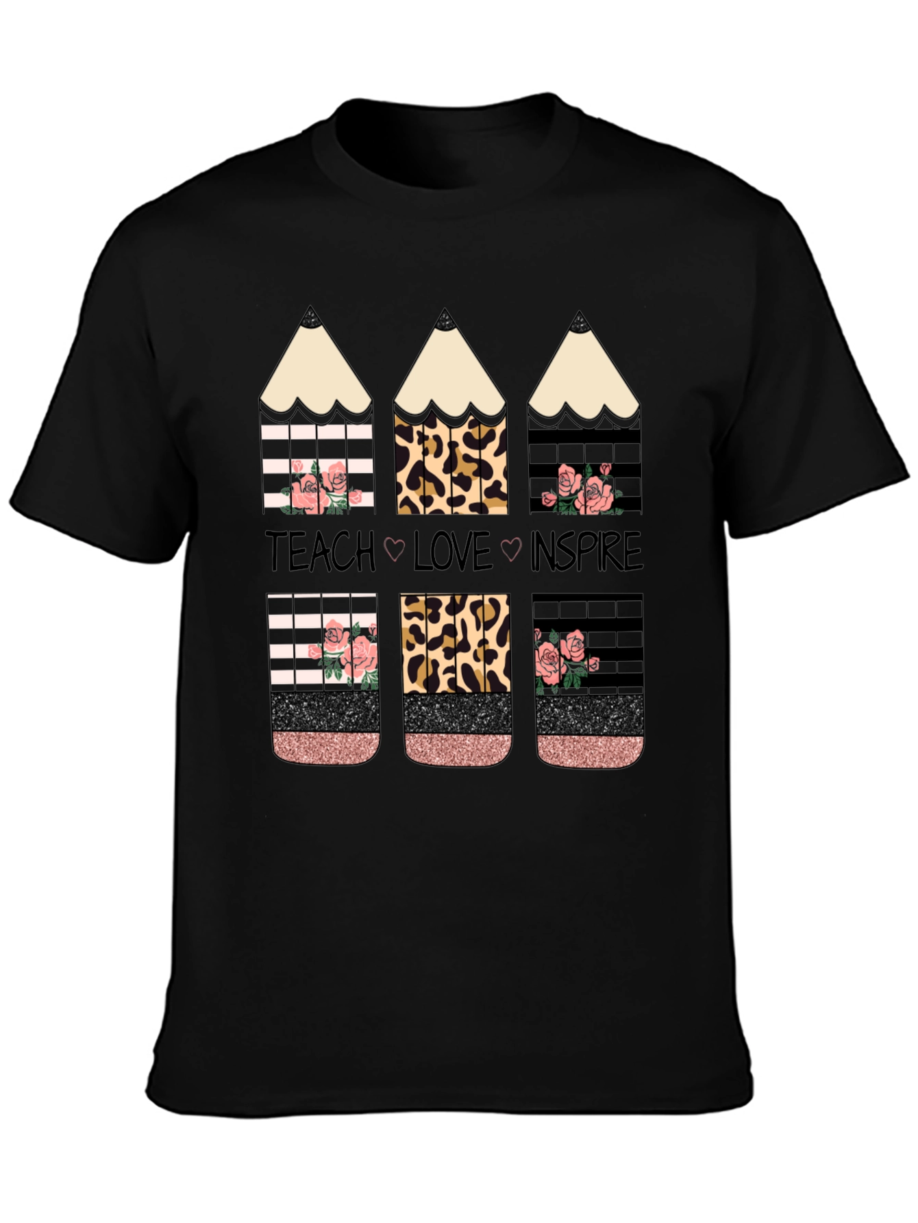 Teach Love Inspire Pencil T-Shirt