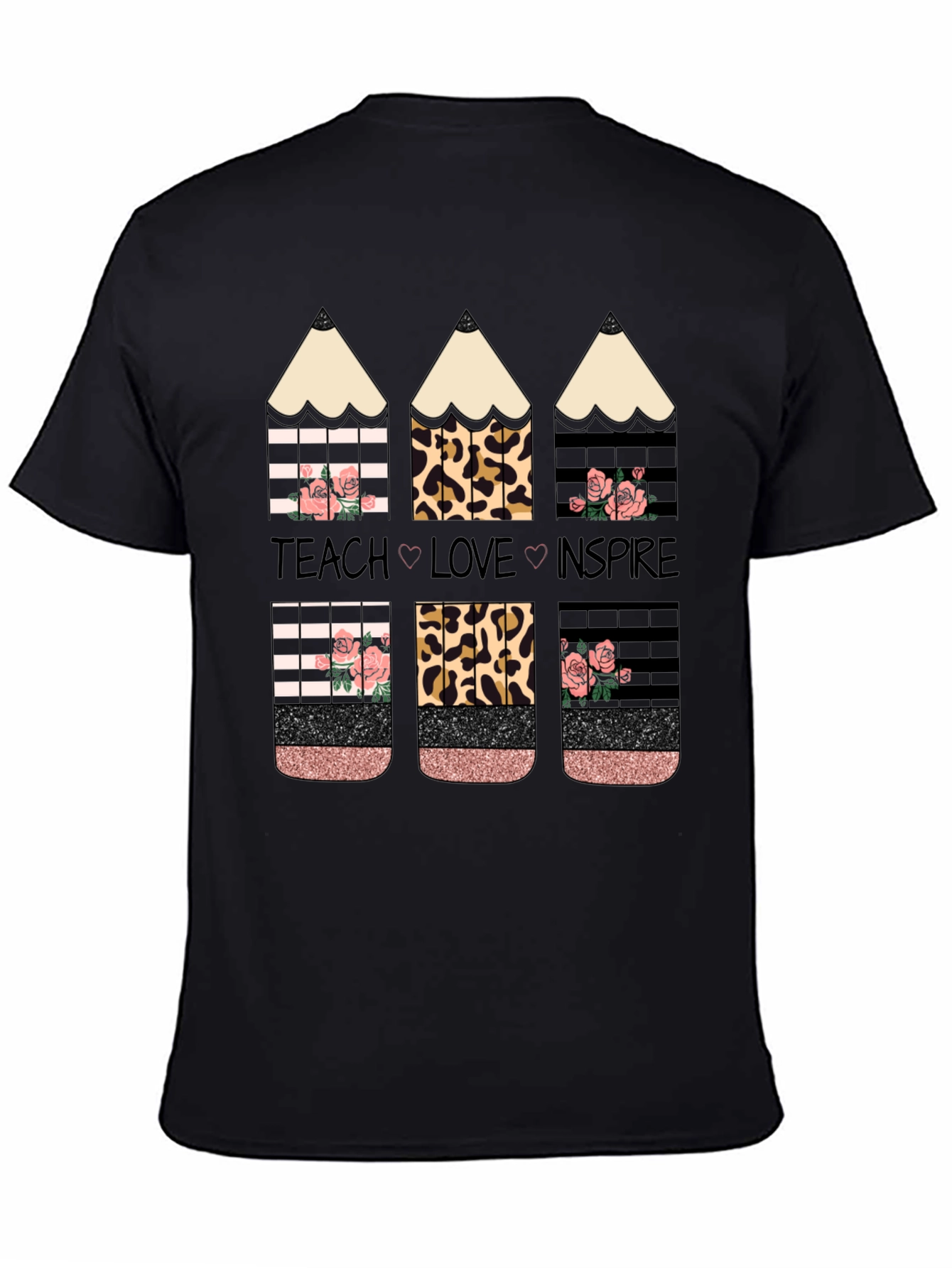 Teach Love Inspire Pencil T-Shirt