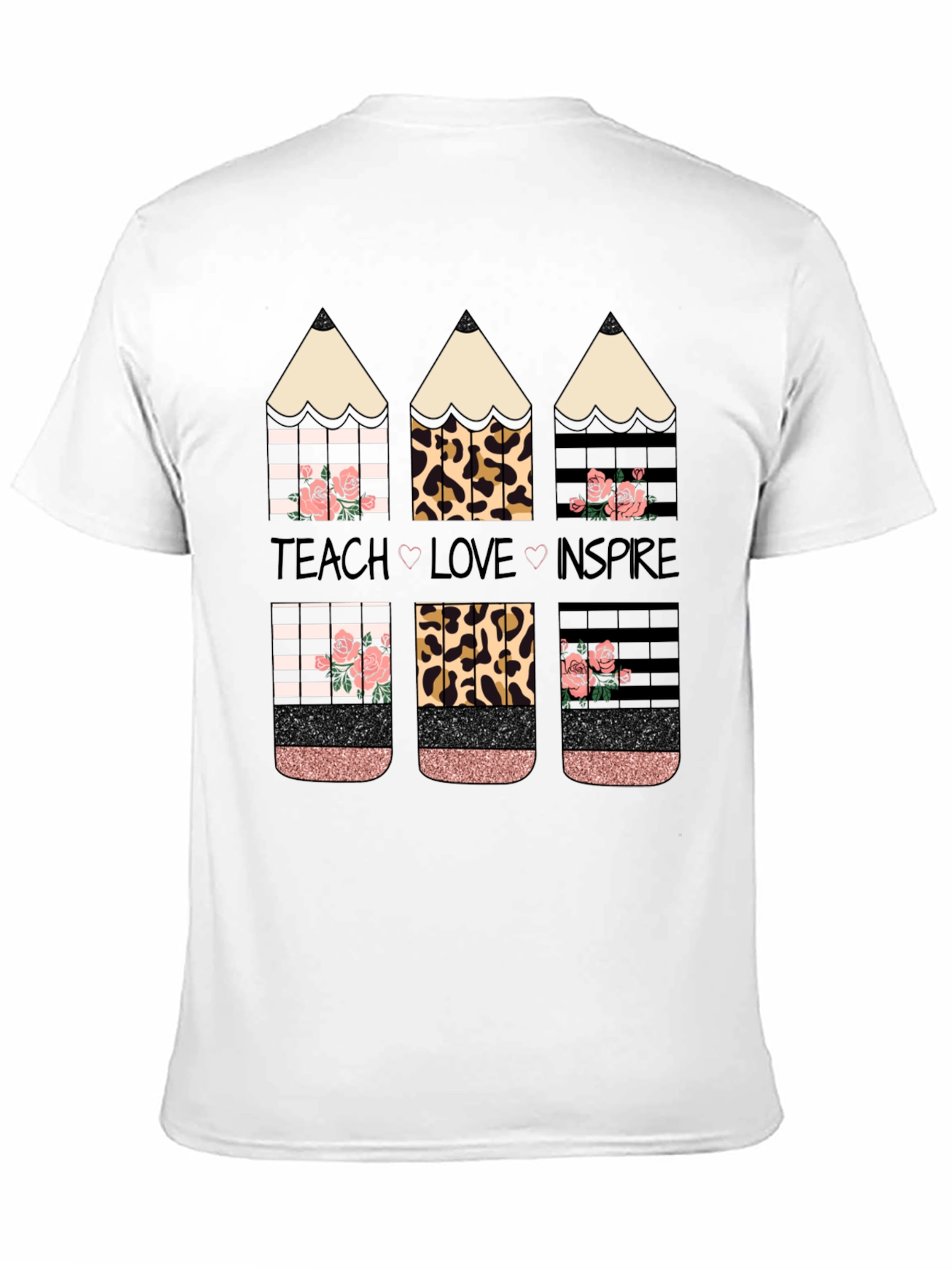Teach Love Inspire Pencil T-Shirt
