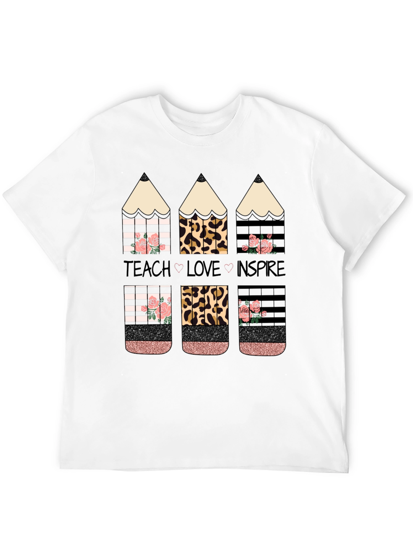Teach Love Inspire Pencil T-Shirt