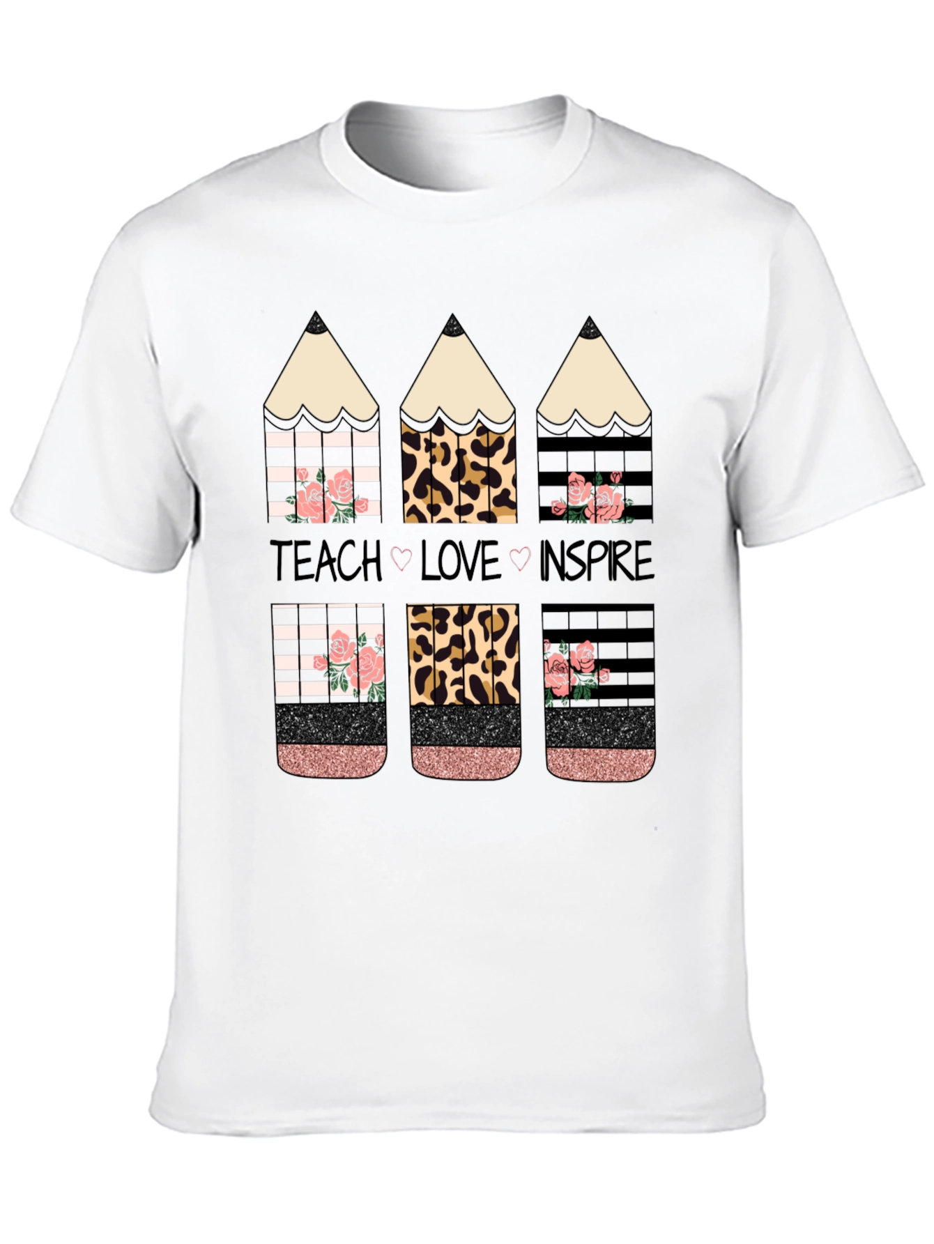 Teach Love Inspire Pencil T-Shirt